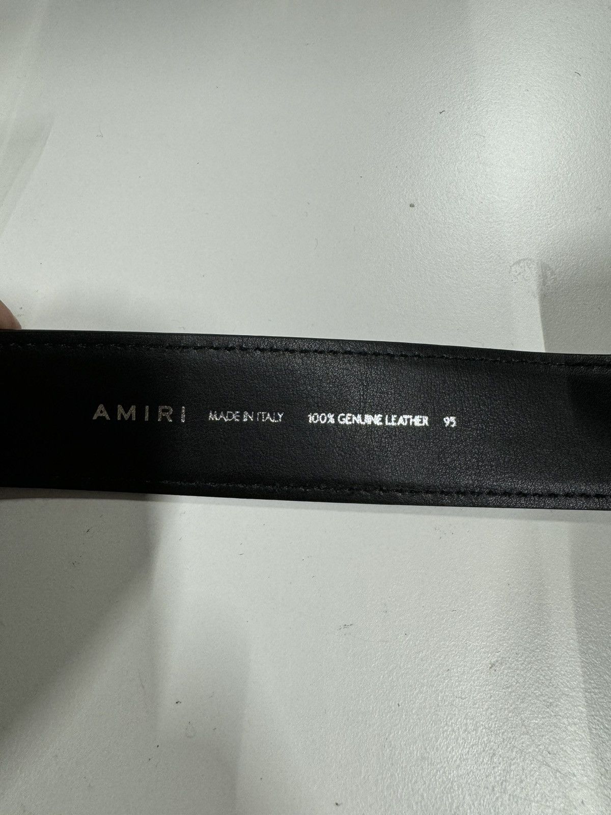 Amiri Amiri MA Buckle Leather Belt NEW 550$ Size 38 - 5 Thumbnail
