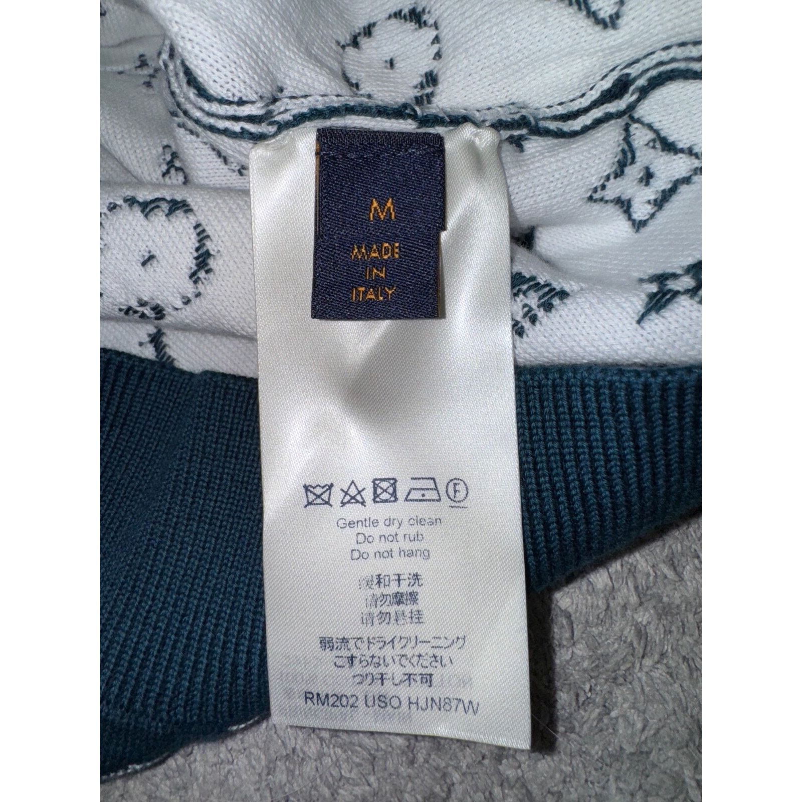 Louis Vuitton Louis Vuitton Canard Teal White Logo Crewneck Sweater M Size US M / EU 48-50 / 2 - 11 Thumbnail