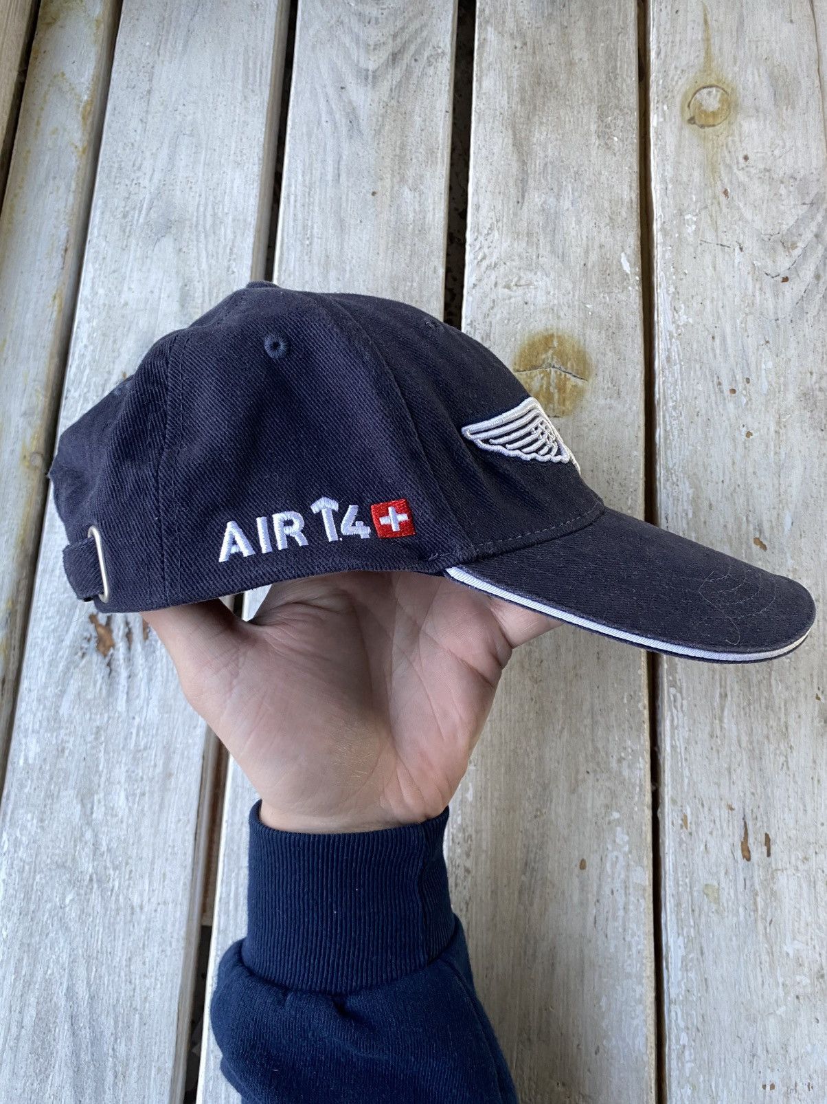 Breitling × Vintage Vintage 90s Breitling Logo Cap Hat Rolex Cartier Omega Size ONE SIZE - 4 Thumbnail