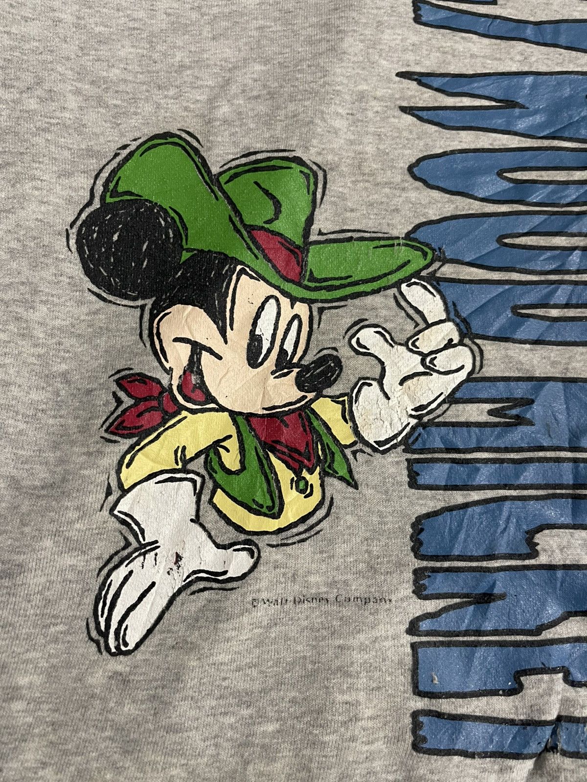 Disney Vintage Disney Hollywood Mickey Crewneck Sweatshirt Size US L / EU 52-54 / 3 - 6 Thumbnail