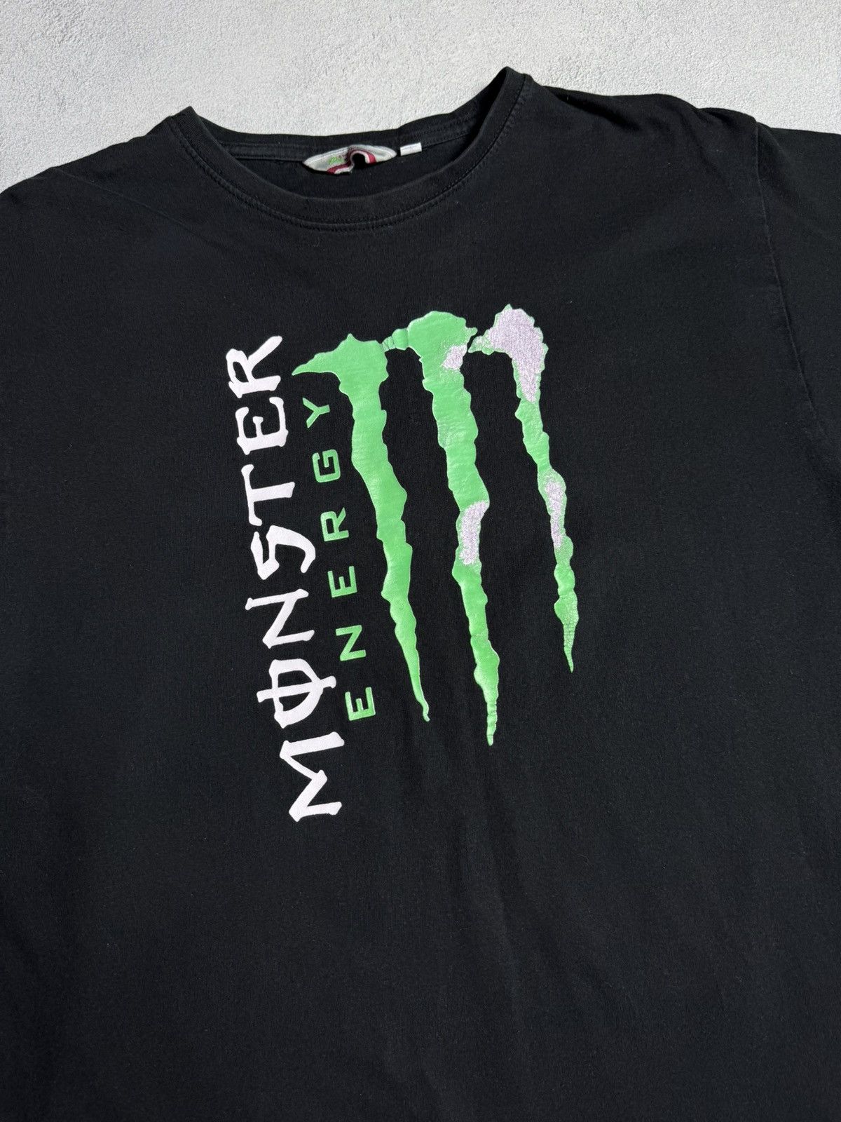 Vintage Monster Energy Big Logo T-Shirt Size US L / EU 52-54 / 3 - 3 Thumbnail