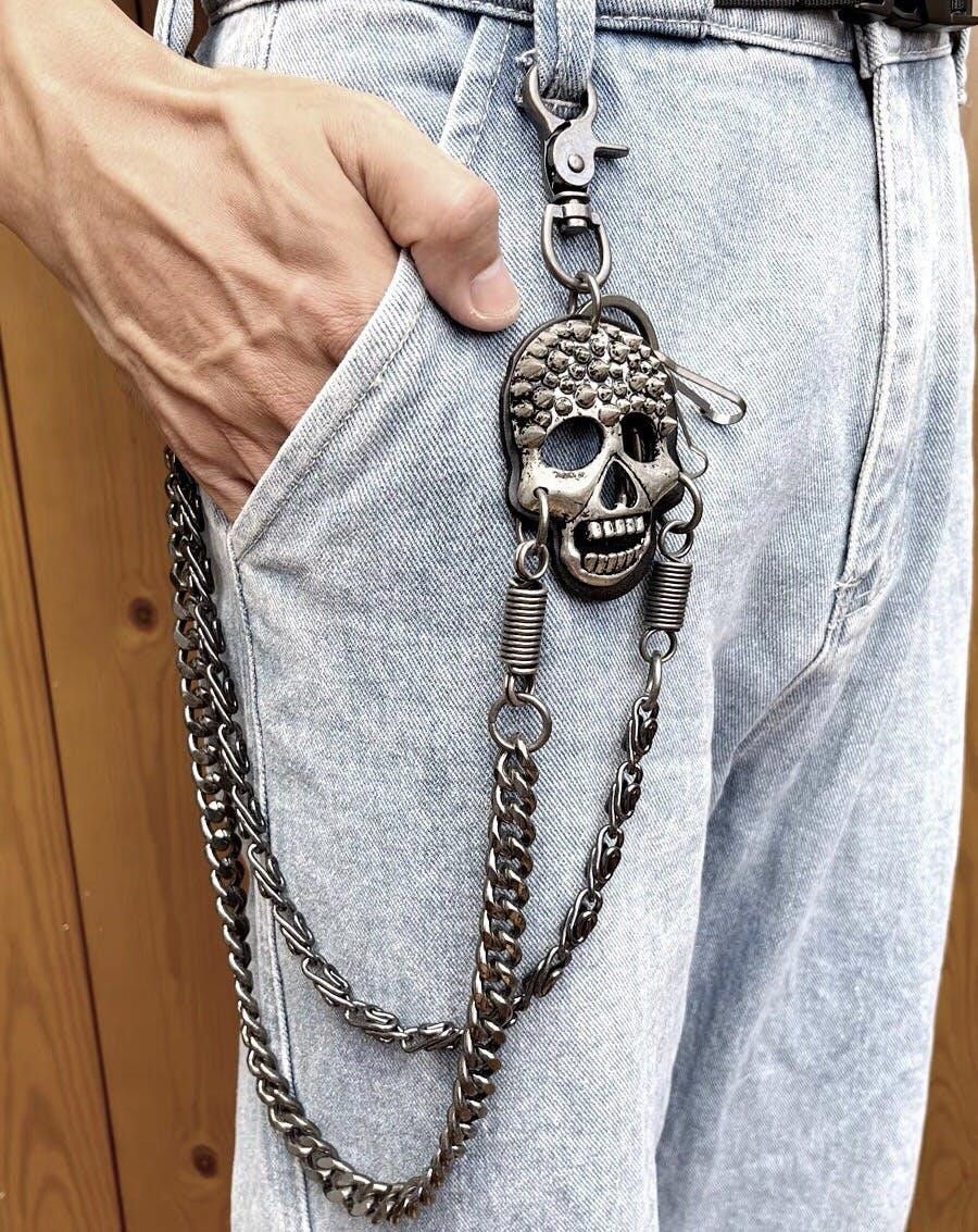 Jewelry Gothic Skull Wallet Chain Size ONE SIZE - 2 Thumbnail