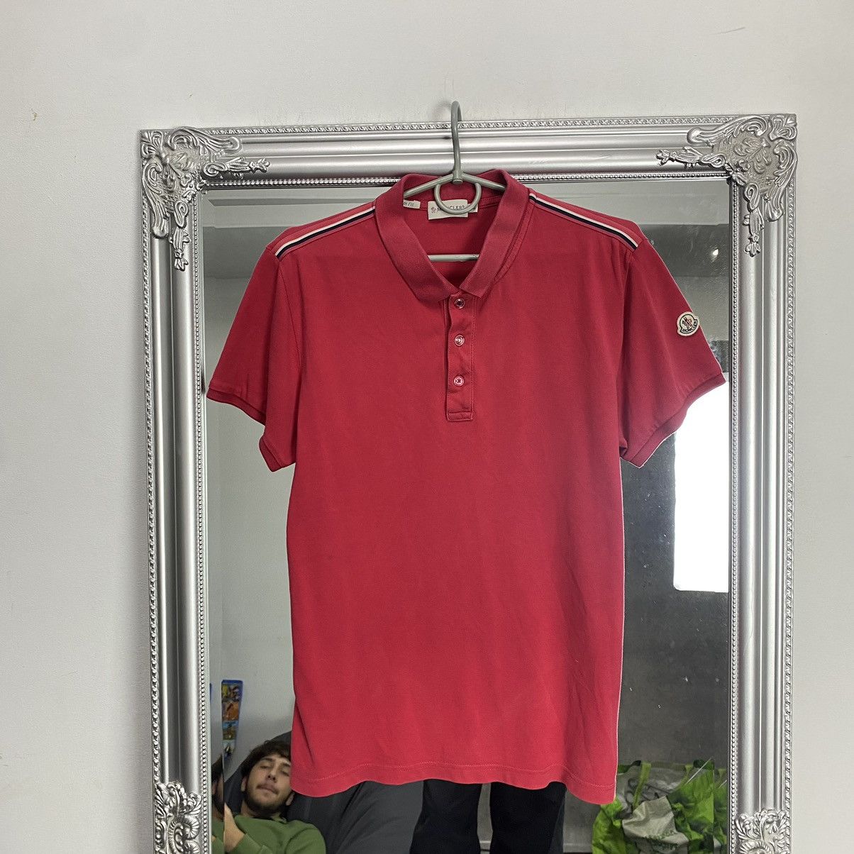 Moncler Moncler Polo T-Shirt Size US L / EU 52-54 / 3 - 1 Thumbnail