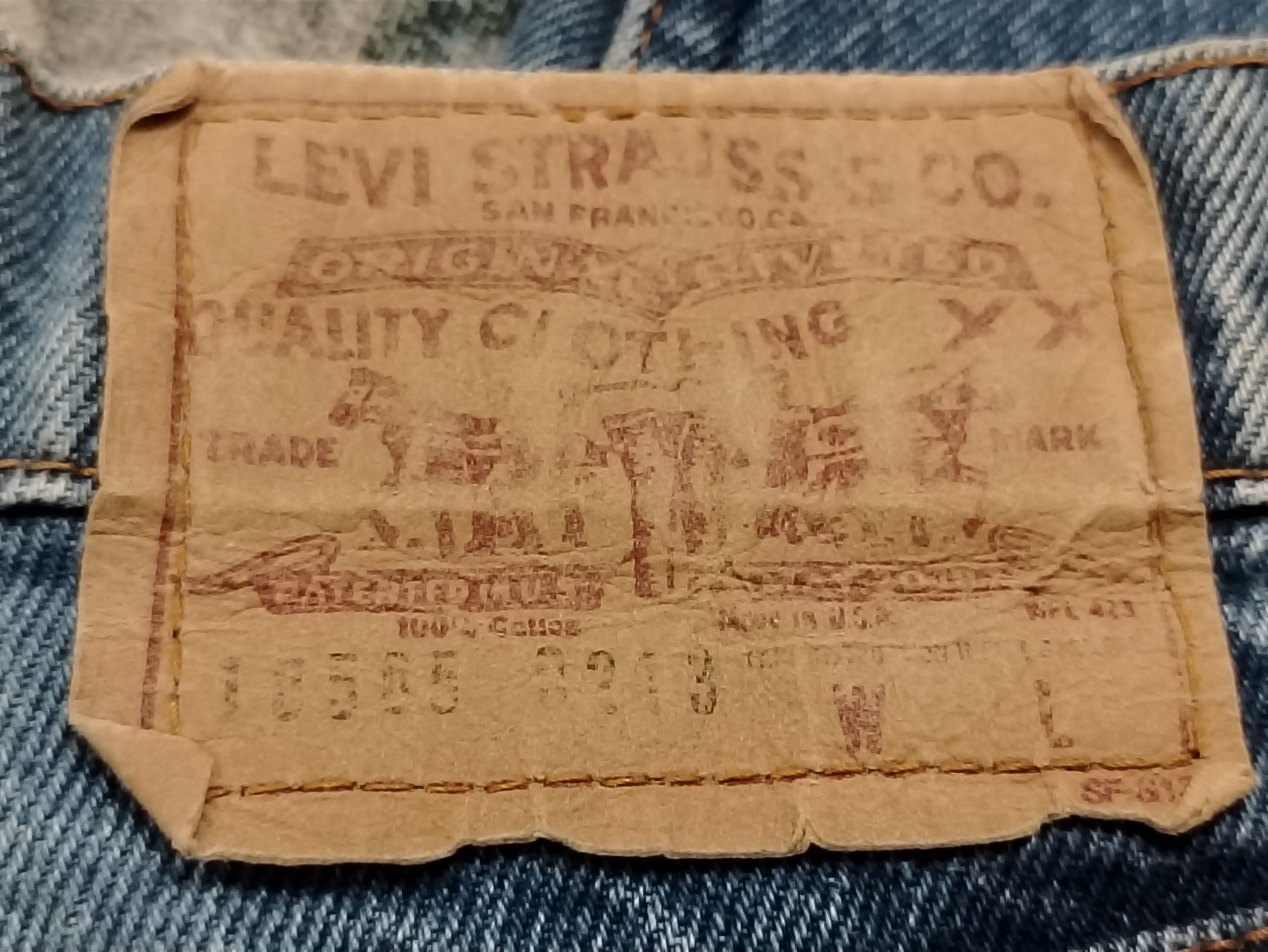 Levi's Levis 18505 vintage 80s Size US 29 - 6 Thumbnail