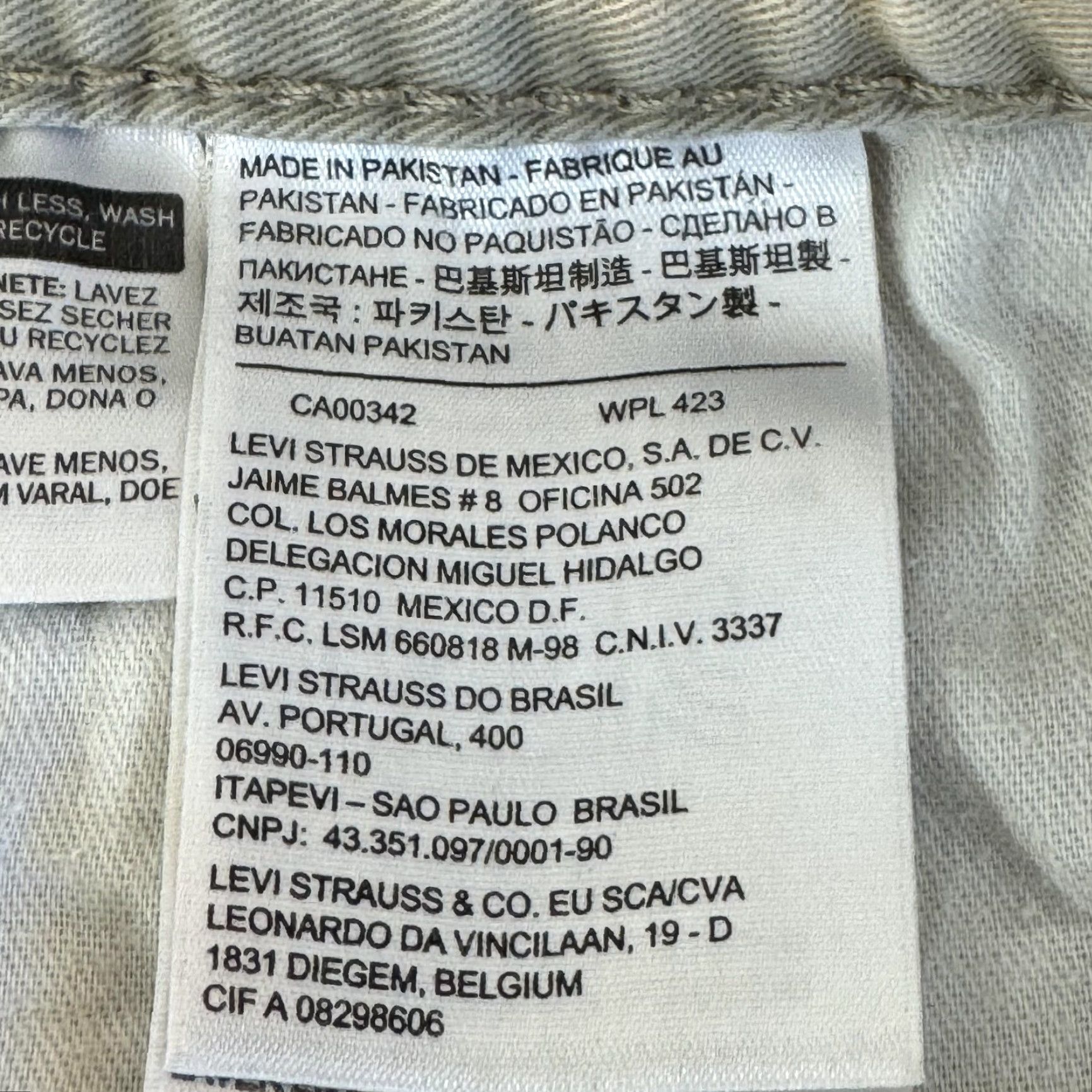 Levi's Levi's 559 Jeans Mens 36x32 Beige Straight Size US 36 / EU 52 - 5 Thumbnail