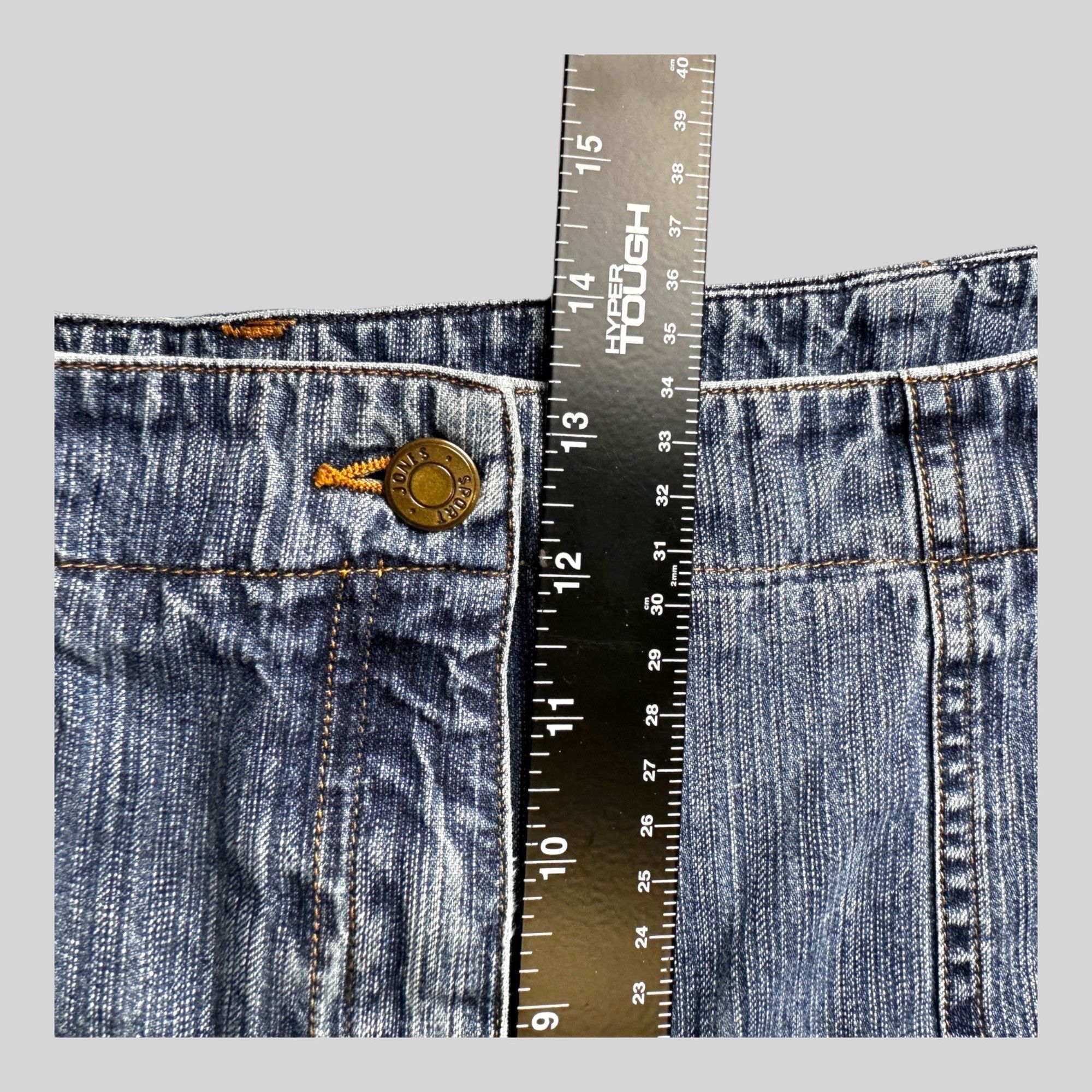Jones New York Jones Sport Womens Denim Chambray Capris VGUC Summer Casual Size 35" - 5 Thumbnail