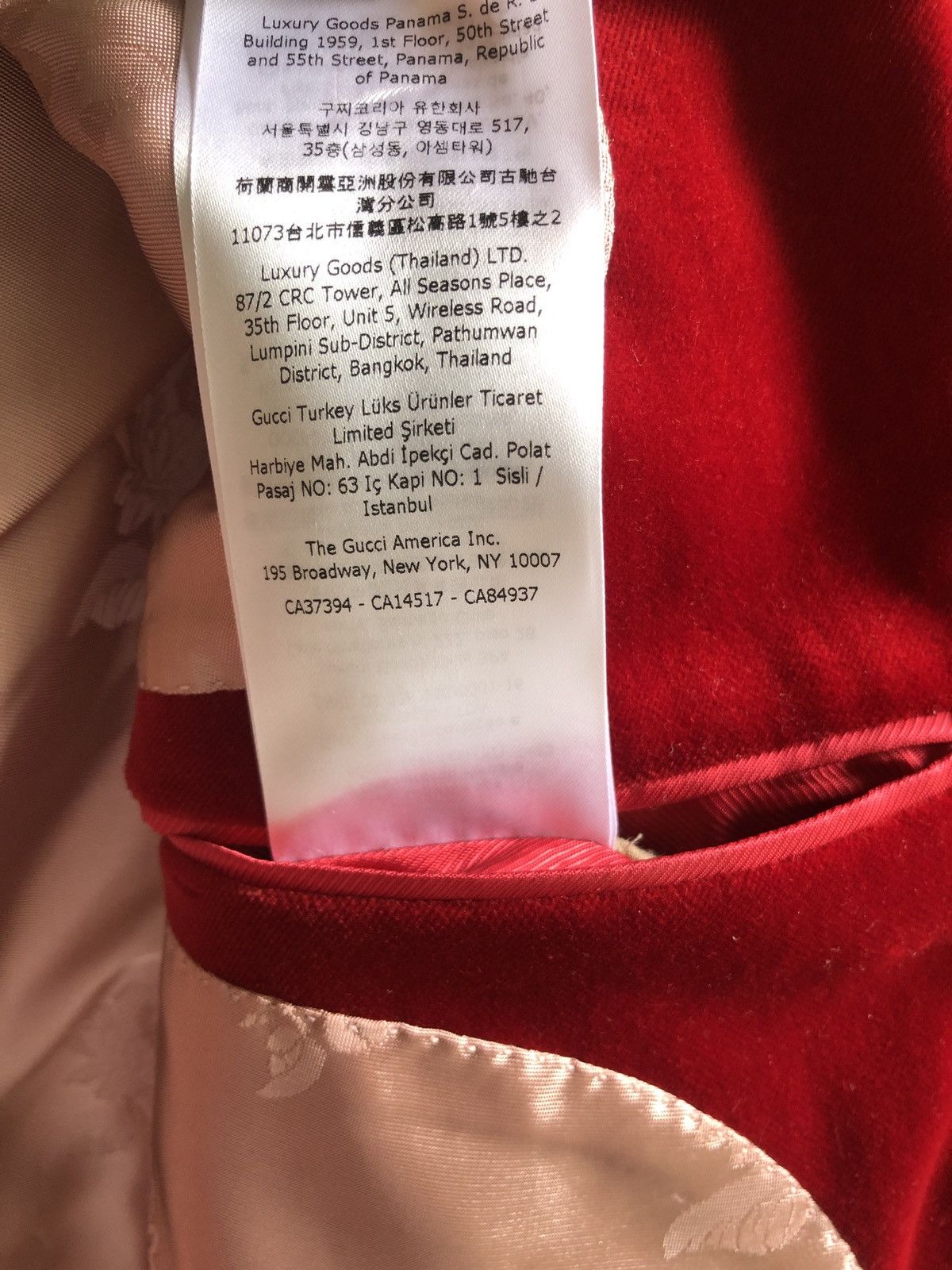 Gucci Gucci Red Velvet Blazer Size 38R - 12 Thumbnail