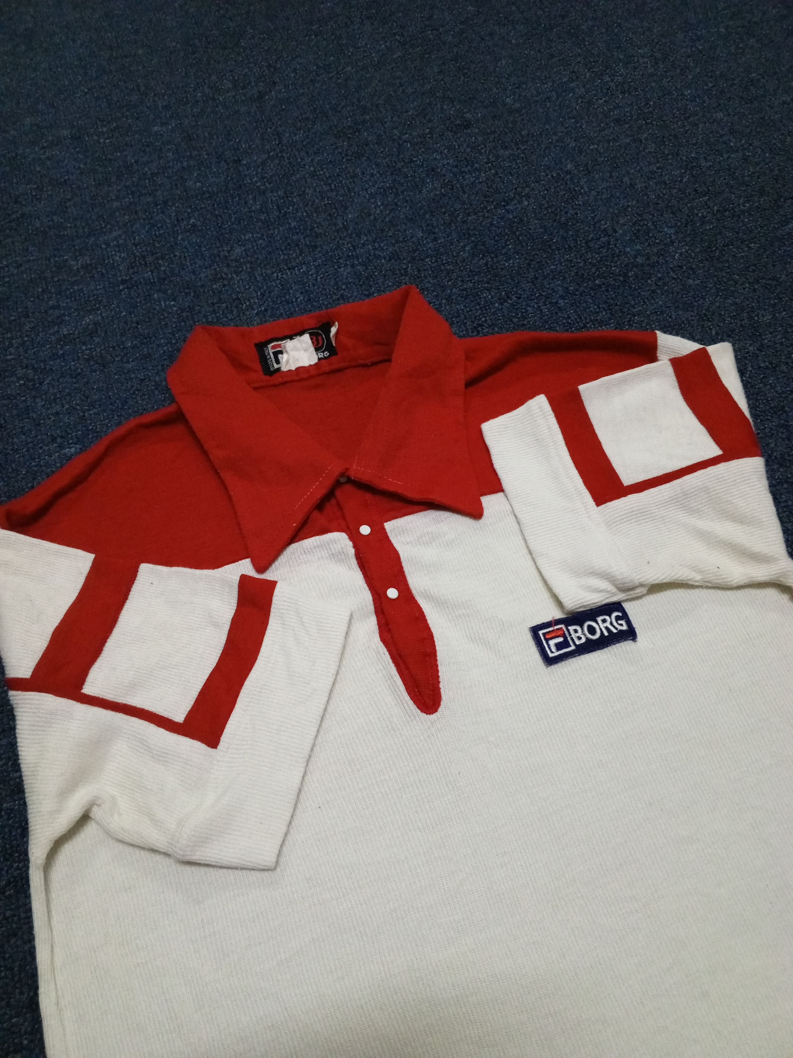 Fila 💥rare items💥70s Fila BJ - BJORN BORG 4BUTTON SHIRT Size US XS / EU 42 / 0 - 9 Thumbnail