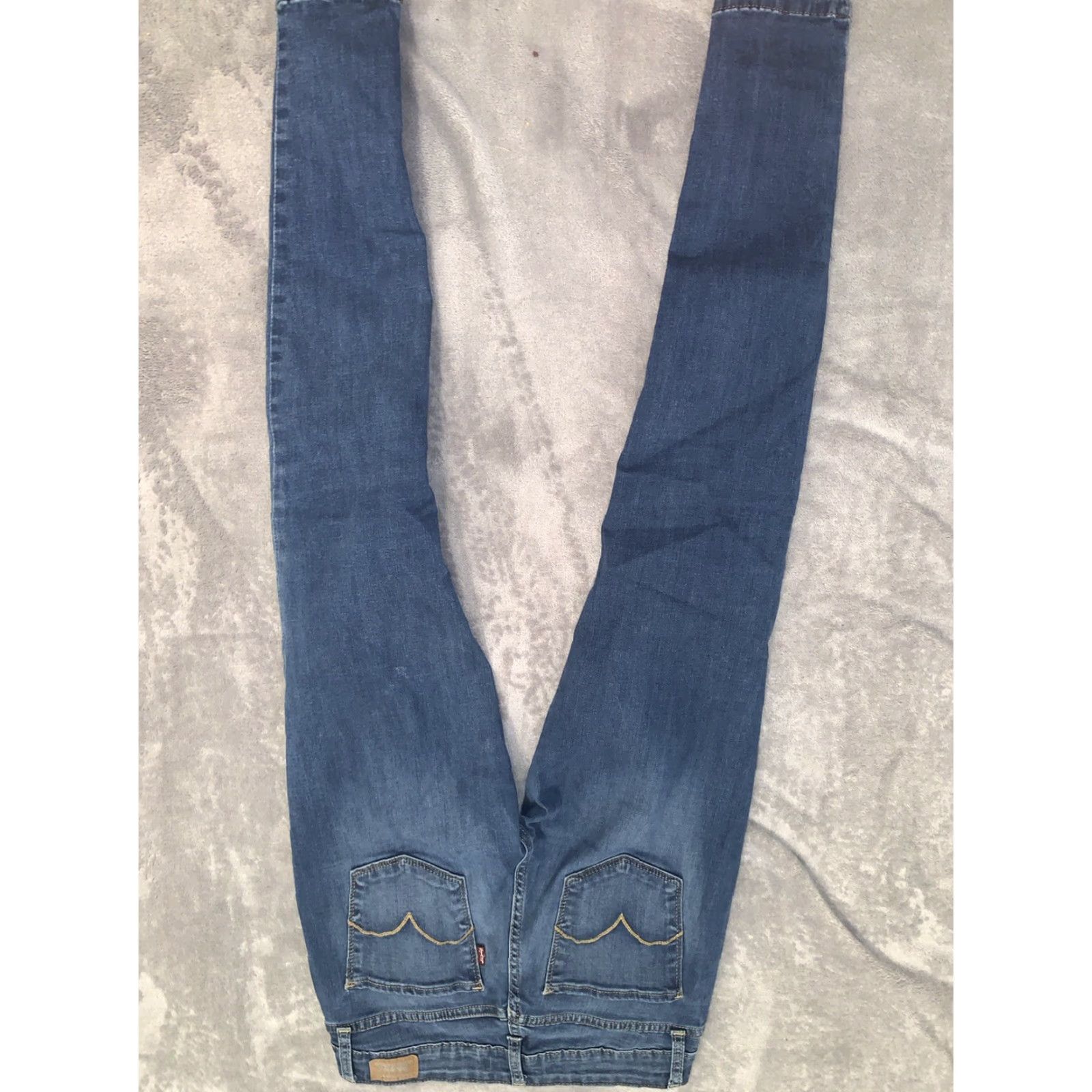 Levi's VINTAGE Levi's Leggings Women 27X28 Blue 90s Designer Logo Slim Denim Slimming 100% Cotton High Rise Legging Jeans Womens Size 27" / US 4 / IT 40 - 2 Thumbnail