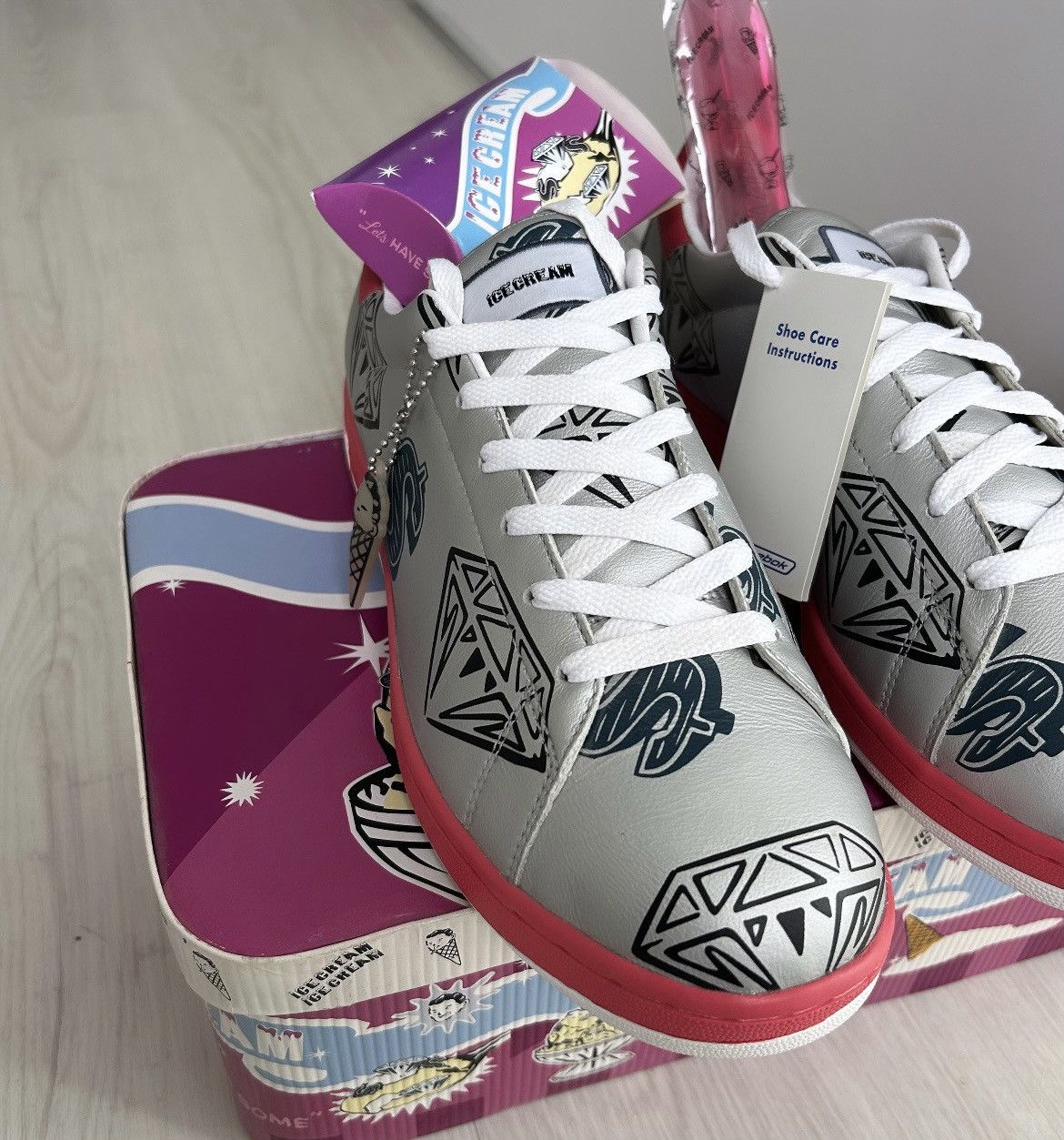 Icecream × Reebok VERY RARE OG REEBOK X BBC/ICE CREAM BWS BOUTIQUE Size US 10 / EU 43 - 16 Thumbnail