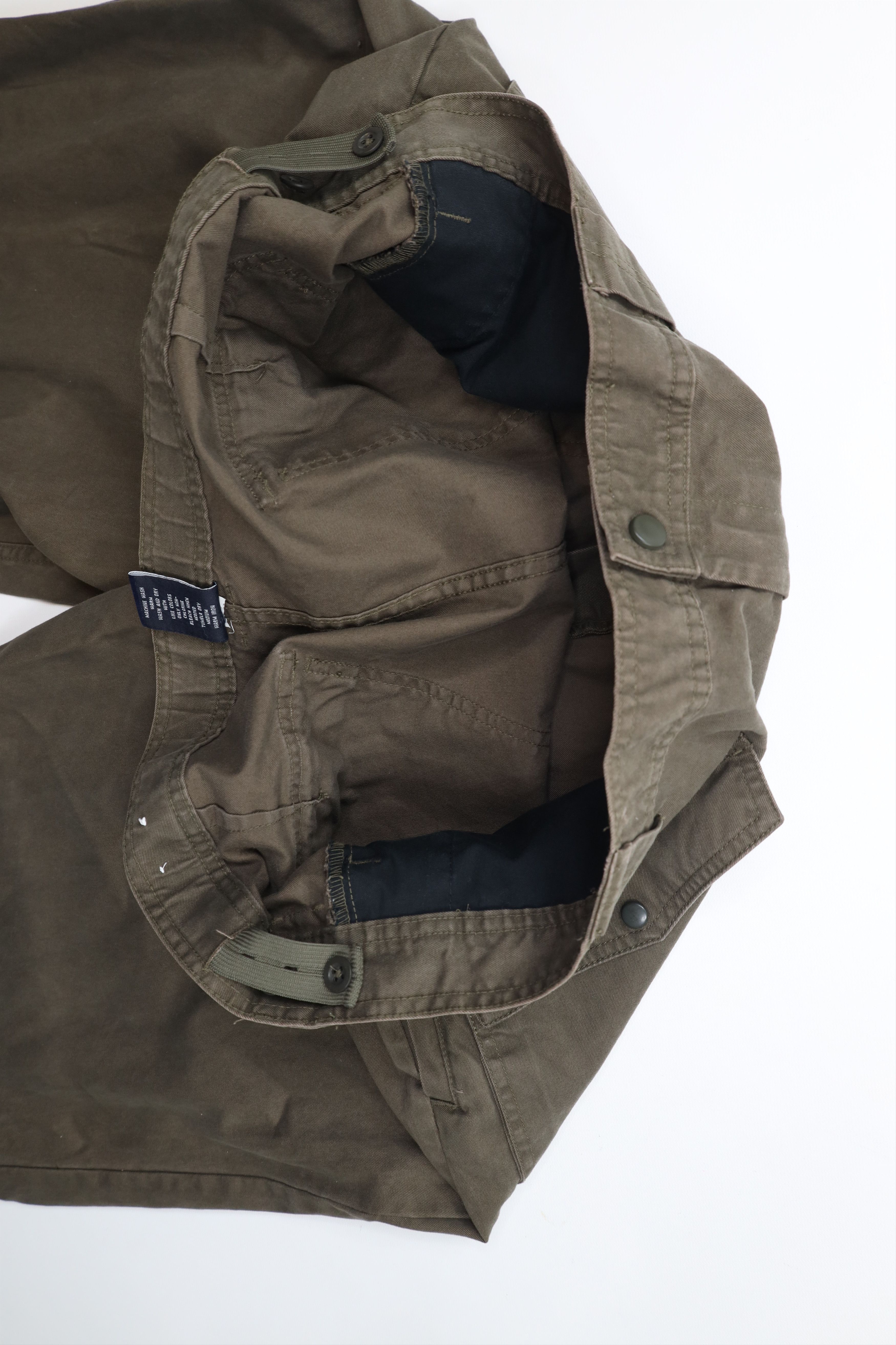 Gap × Vintage Vintage 90s Y2K Gap Wide Leg Big Pocket Cargo Pants Breen Size US 40 / EU 56 - 9 Thumbnail
