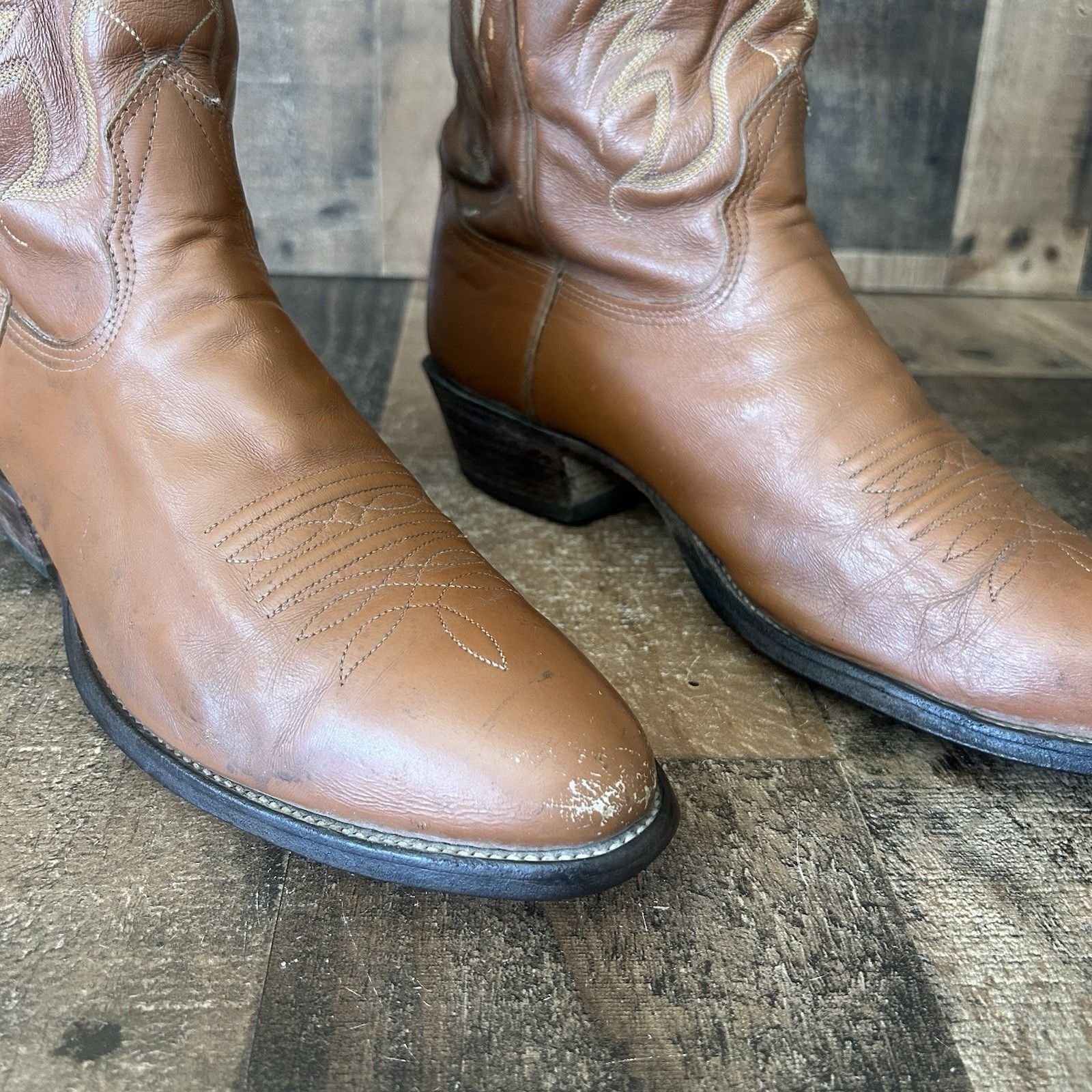 Nocona Boots Nocona Vintage Western Cowboy Boots Mens 11 D Size US 11 / EU 44 - 9 Thumbnail