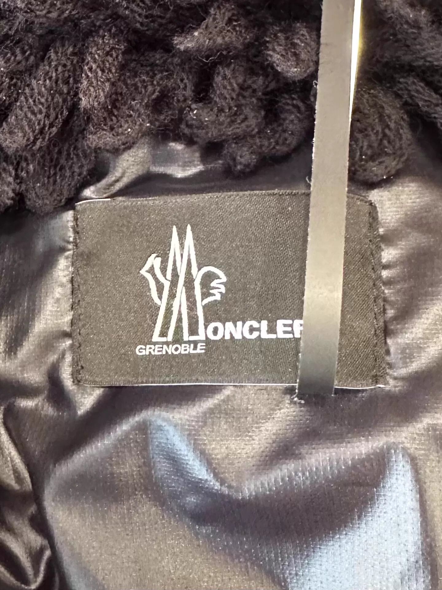 Moncler Moncler Black Padded Wool ZipUp Cardi Side Logo XS Size XS / US 0-2 / IT 36-38 - 5 Thumbnail