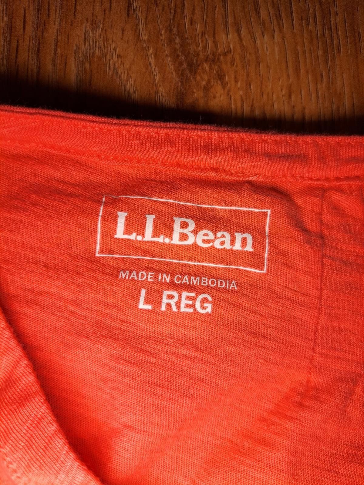 L.L. Bean LL Bean Long Sleeve Blouse Womens Large Pink Organic Cotton Size L / US 10 / IT 46 - 2 Thumbnail