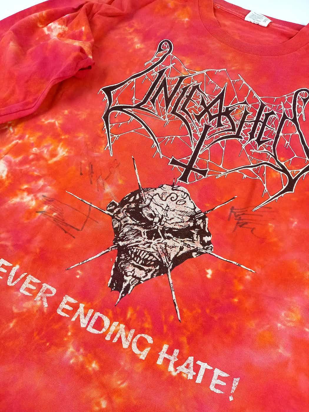 Band Tees × Vintage Unleashed autographed vintage longsleeve tshirt 1993 Size US XL / EU 56 / 4 - 3 Thumbnail