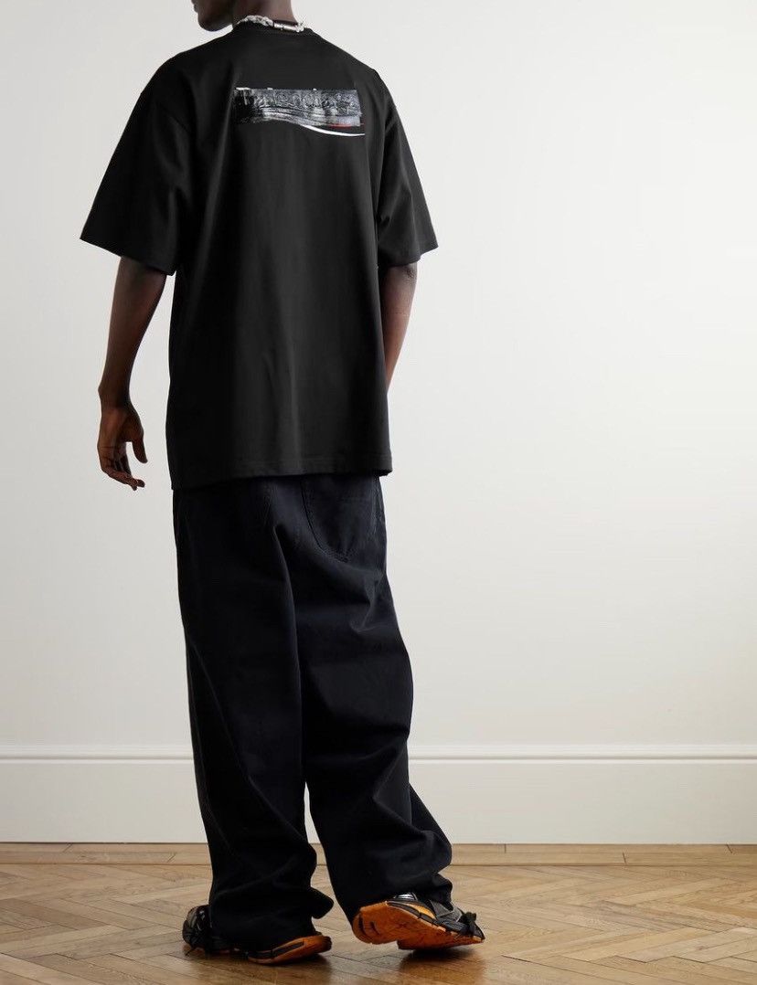 🔥 BALENCIAGA 🔥 GAFFER T'SHIRT LARGE FIT IN BLACK