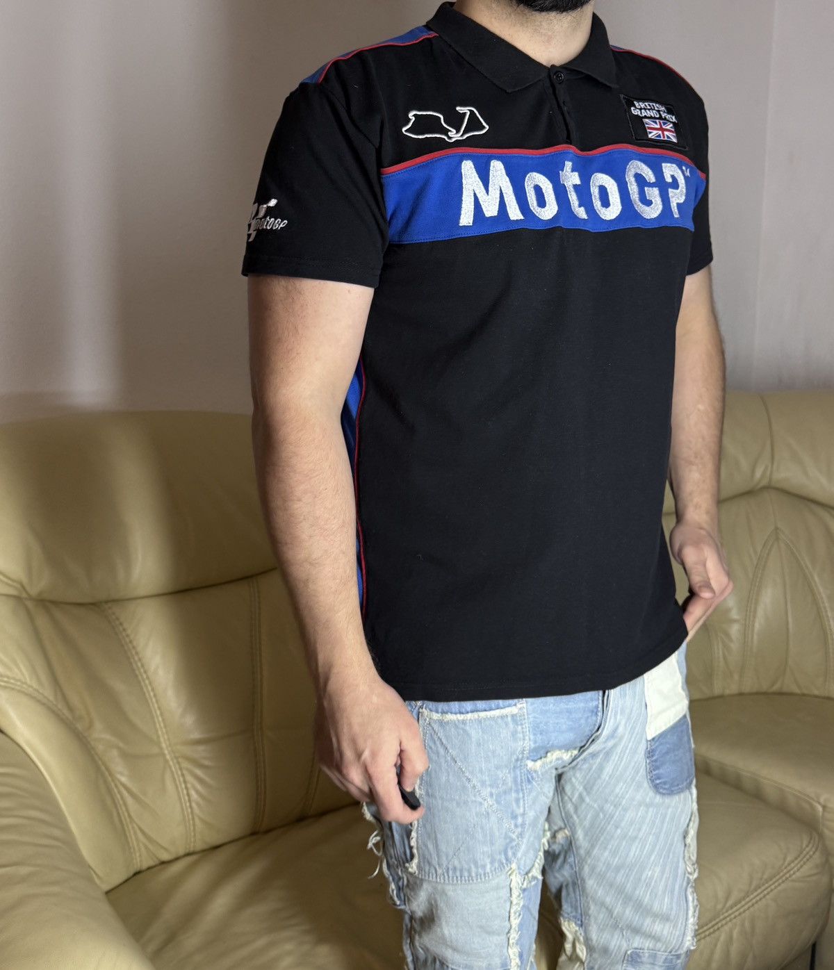 Other Vintage Moto GP British Grand Prix Polo Shirt 22 Silverstone Size US XL / EU 56 / 4 - 11 Thumbnail