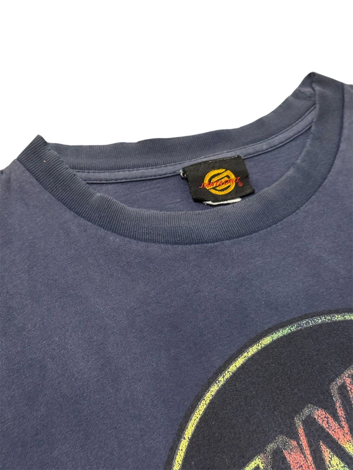 Fadeless × Santa Cruz Skateboards × Vintage Vintage 90s Santacruz Skateboarding logo thrashed tees Size US XXL / EU 58 / 5 - 3 Thumbnail