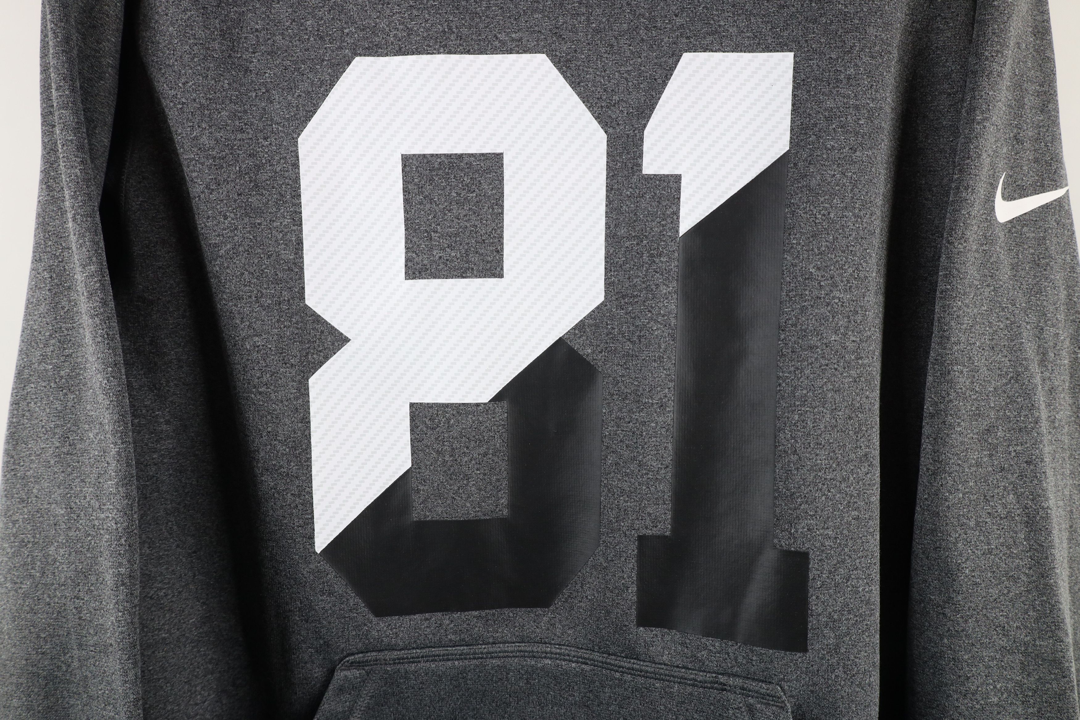 Nike × Vintage Nike Theral Fit Johnson Detroit Lions Football Hoodie #81 Size US S / EU 44-46 / 1 - 5 Thumbnail