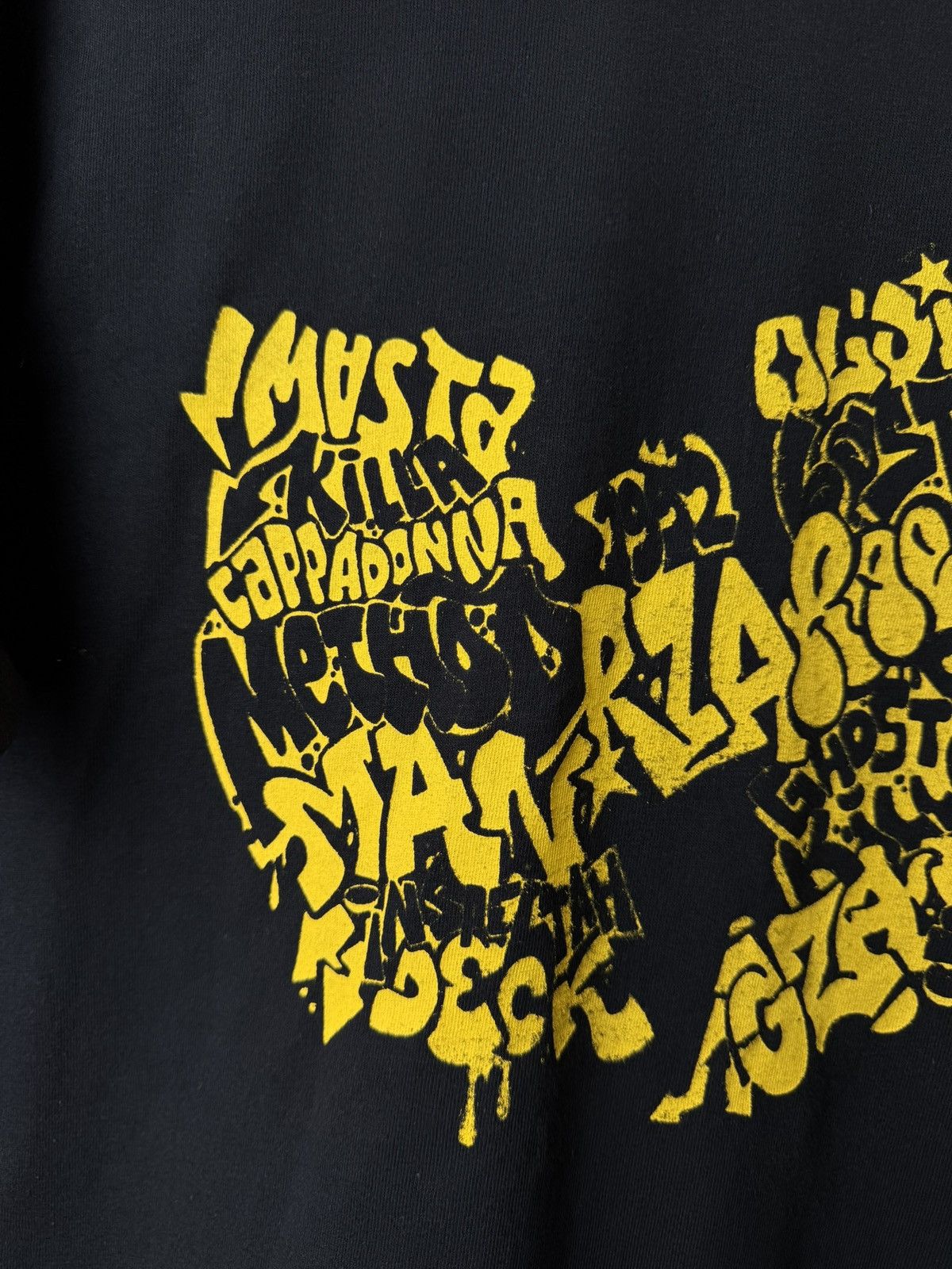 Wu-Tang Clan Wu Tang Clan T Shirt Yellow Graffiti Print Size US L / EU 52-54 / 3 - 2 Thumbnail