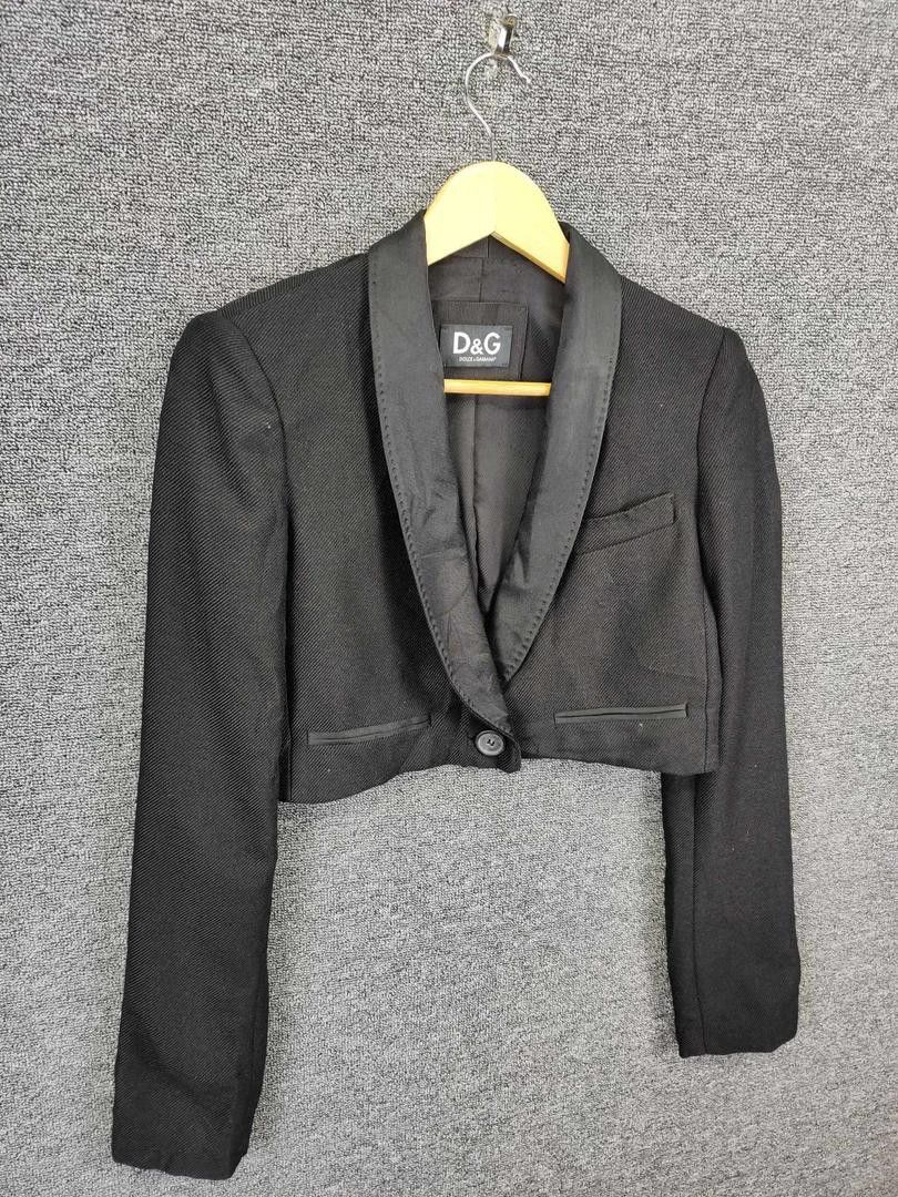 Dolce & Gabbana Vintage Dolce & Gabbana Cropped Single Button Coat Jacket Size US S / EU 44-46 / 1 - 5 Thumbnail