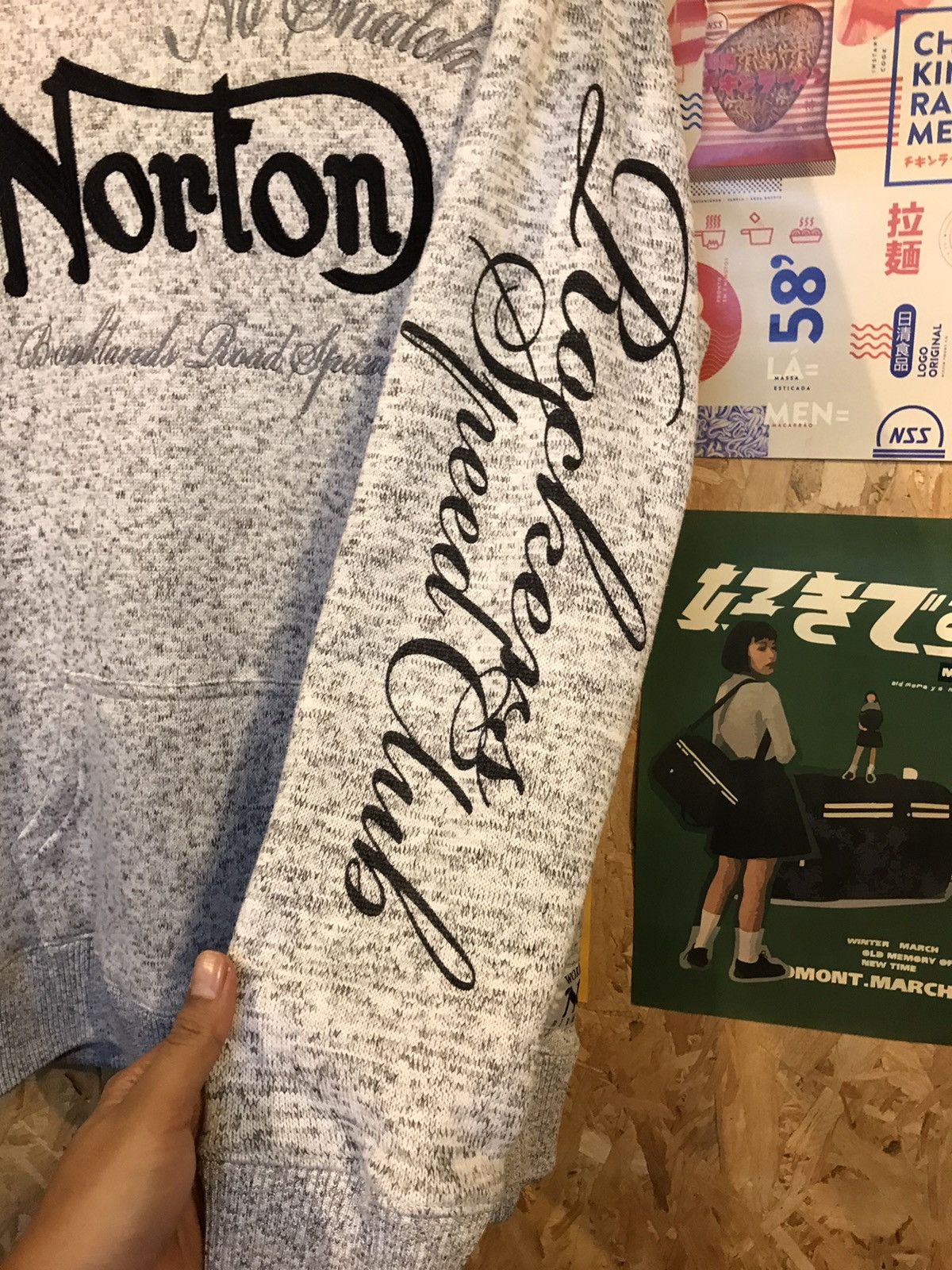 Norton Norton Embroidery Hoodie Size US L / EU 52-54 / 3 - 4 Thumbnail
