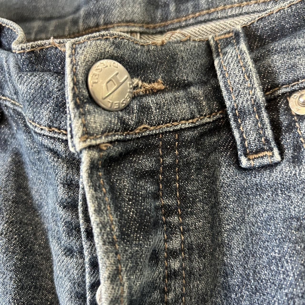 Diesel × Vintage Diesel Factory DEADSTOCK Y2K Dayz Flare Jeans Size 27" / US 4 / IT 40 - 4 Thumbnail