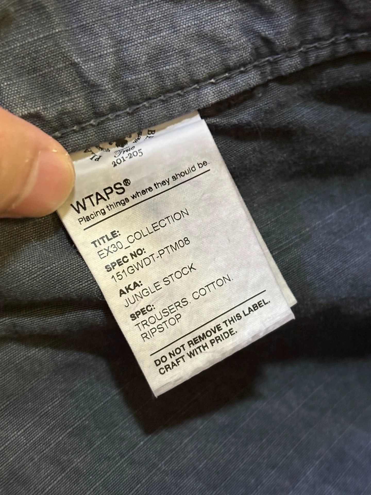Wtaps Wtaps 15ss Jungle Stock Heavy Wash Cargo Pants S (New) Size US 30 / EU 46 - 9 Thumbnail