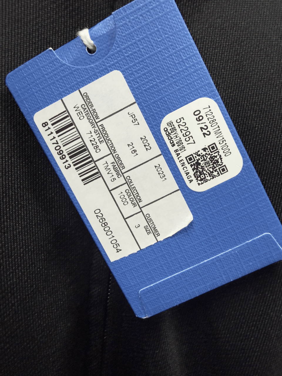 Balenciaga Balenciaga Adidas Track Jacket Size 3 (XXL) Size US XXL / EU 58 / 5 - 8 Thumbnail