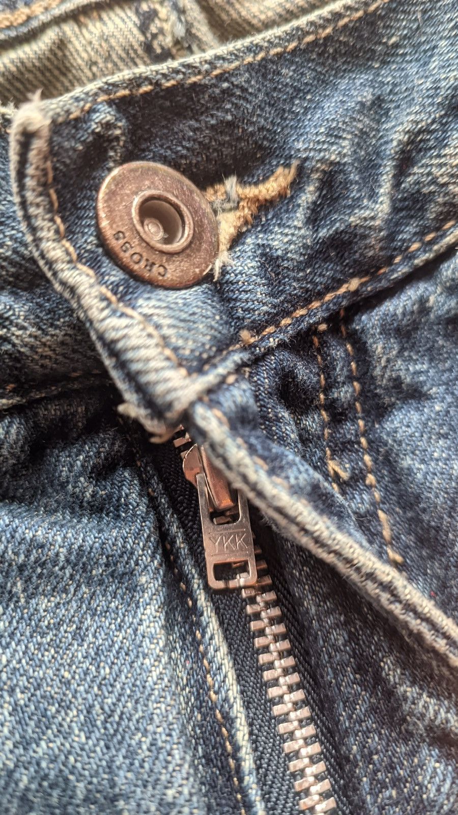 Hysteric Glamour Vintage Flared Jeans Y2K distressed washed denim cargo pants Size US 33 - 5 Thumbnail