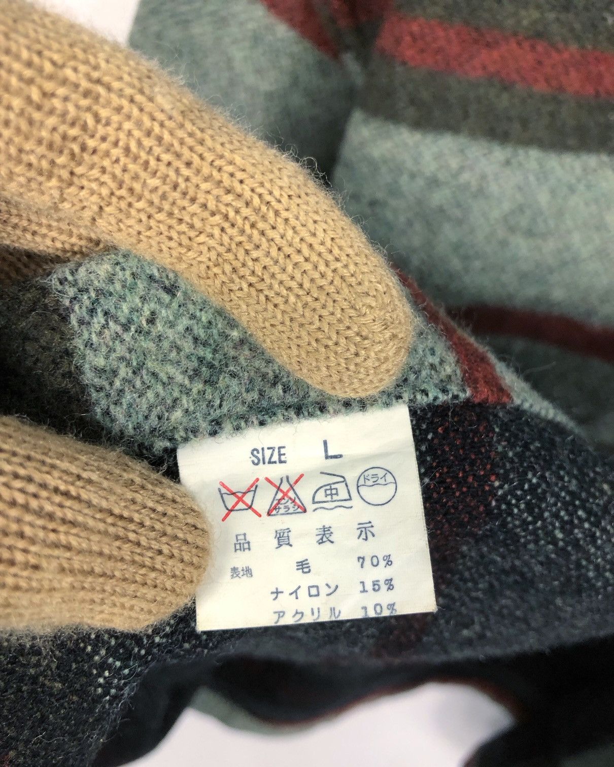 Levi's Rare Vintage Levi's Wool Flannel Button Ups Shirt Size US L / EU 52-54 / 3 - 9 Thumbnail