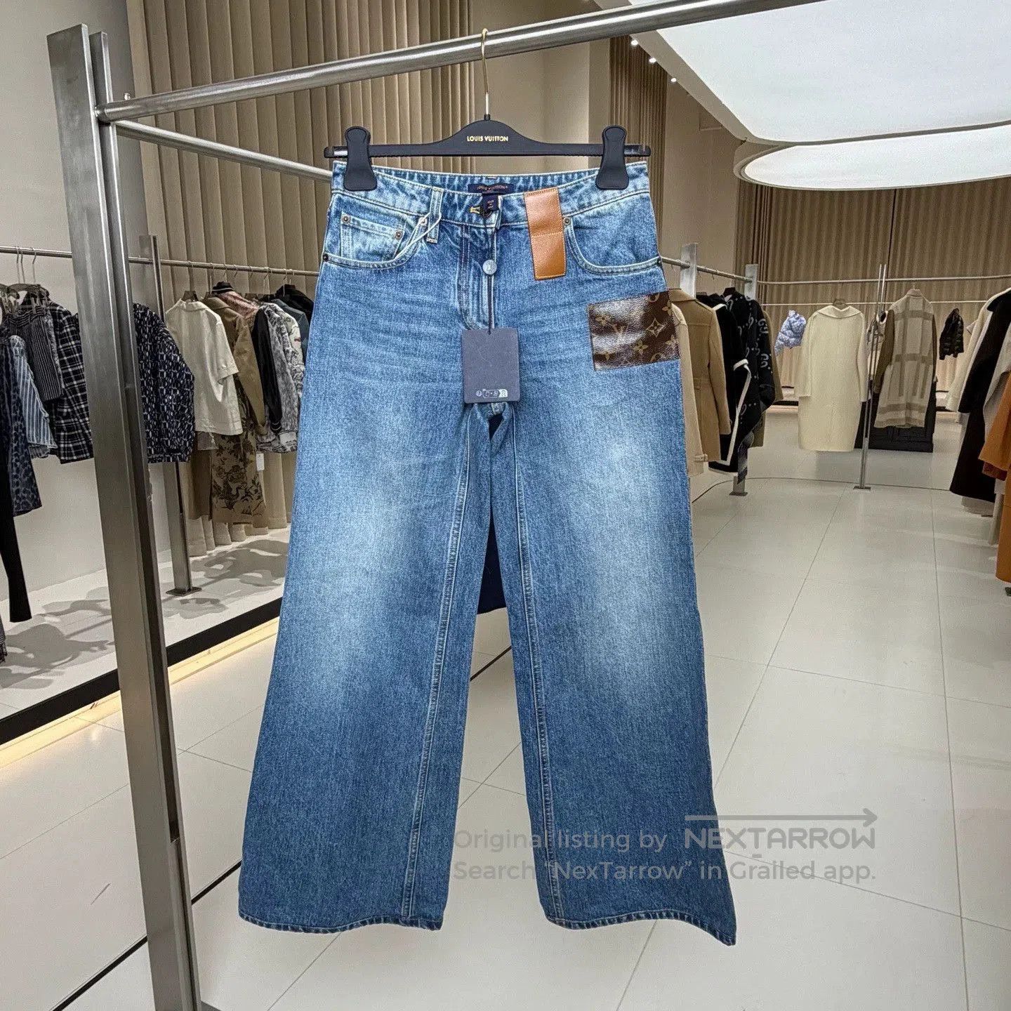 Louis Vuitton Louis Vuitton Blue Denim Jeans 34. Size US 34 / EU 50 - 1 Thumbnail