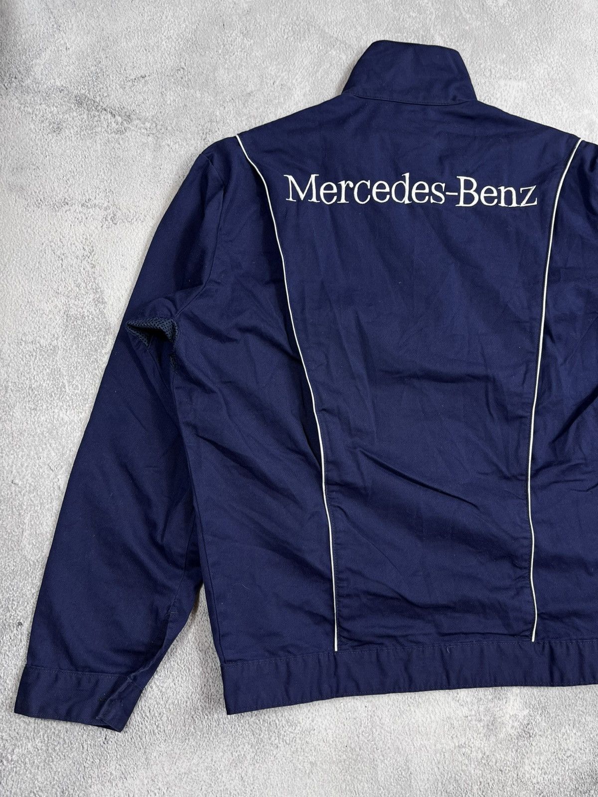 Mercedes-Benz Vintage Y2K Mercedes Benz racing F1 light jacket workwear S Size US S / EU 44-46 / 1 - 3 Thumbnail