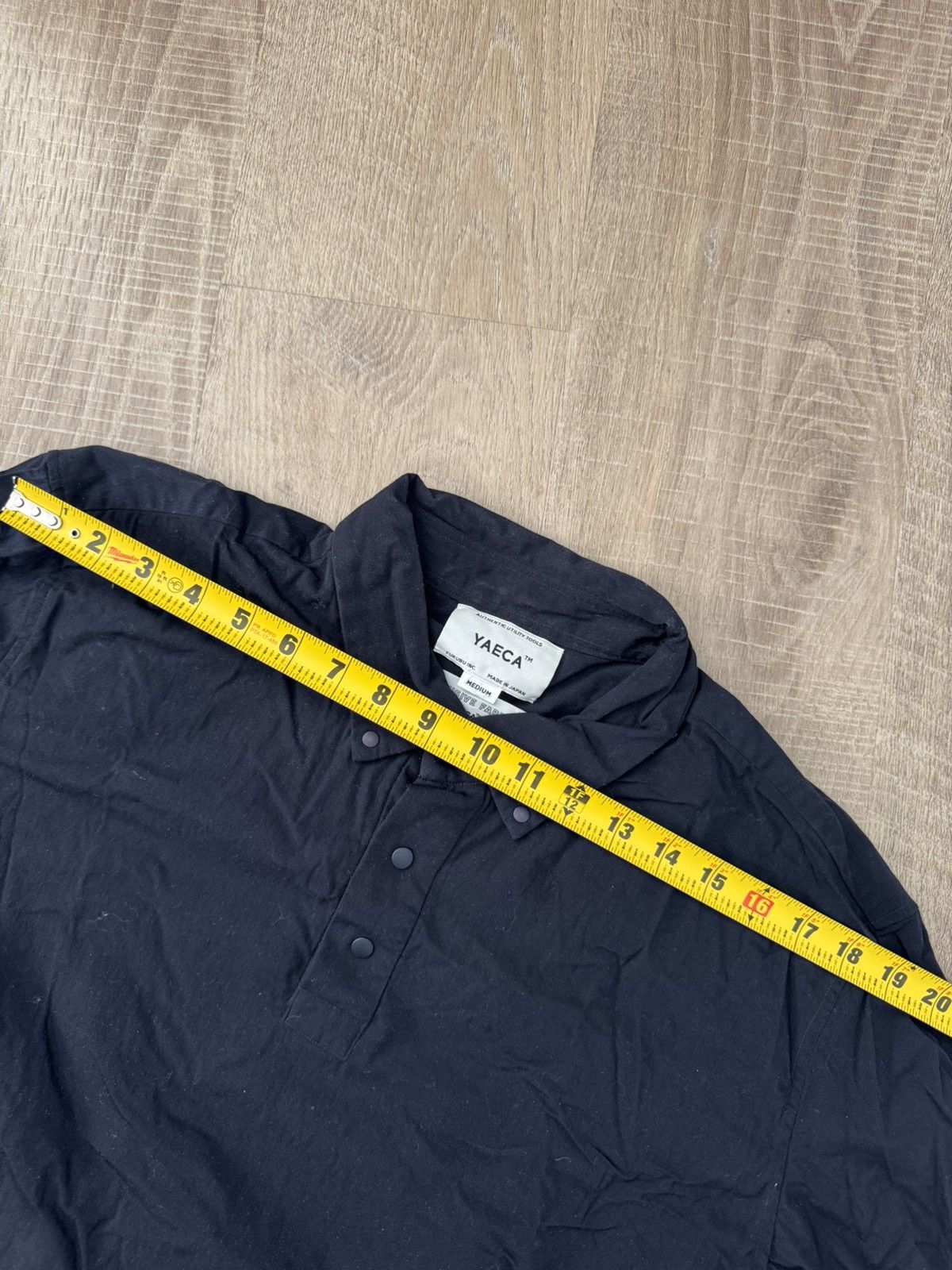 YAECA Hobinichi Long Sleeve Collar Shirt Size US M / EU 48-50 / 2 - 9 Thumbnail