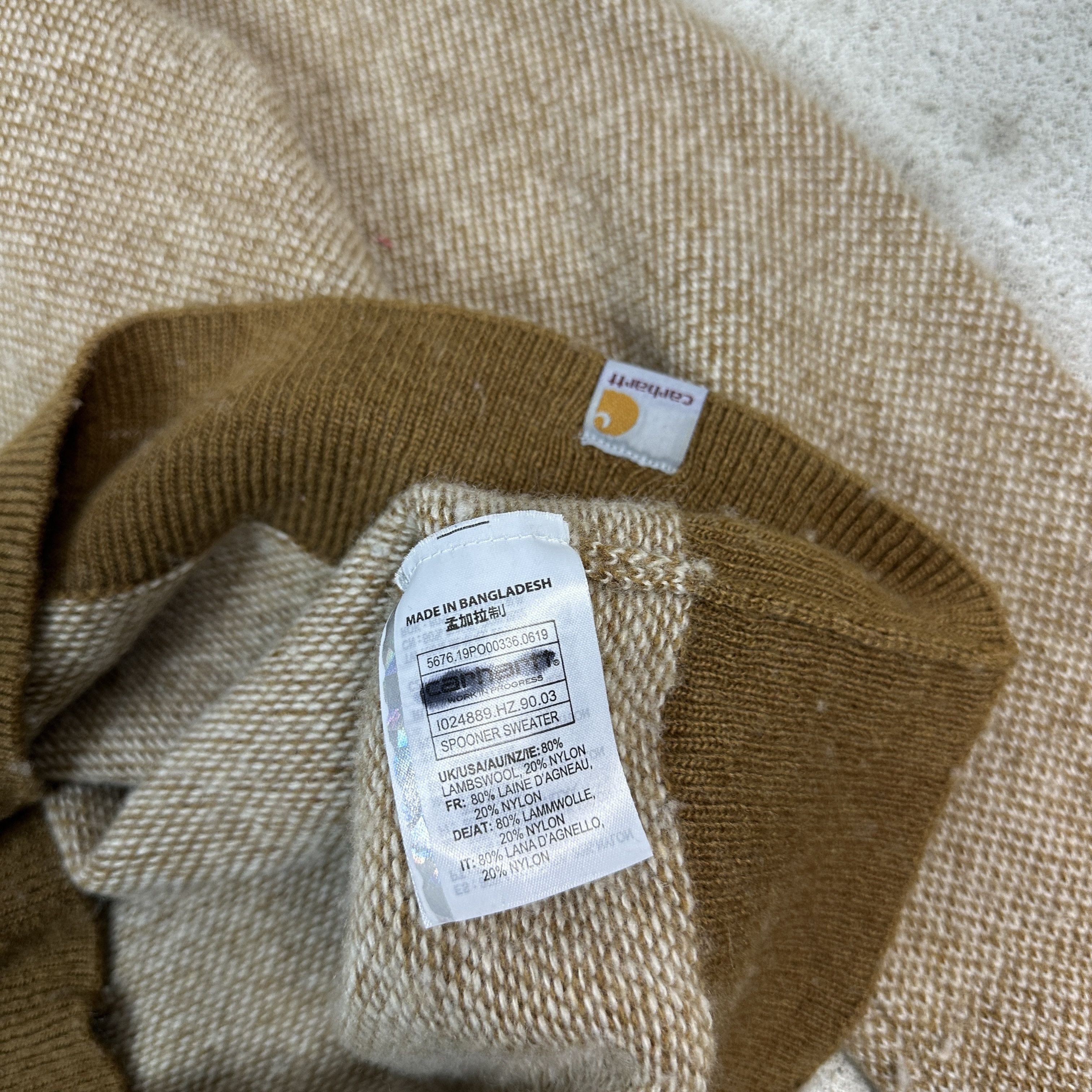 Carhartt × Vintage Vintage Y2K Casual Streetwear Carhartt Sweater Size US M / EU 48-50 / 2 - 5 Thumbnail