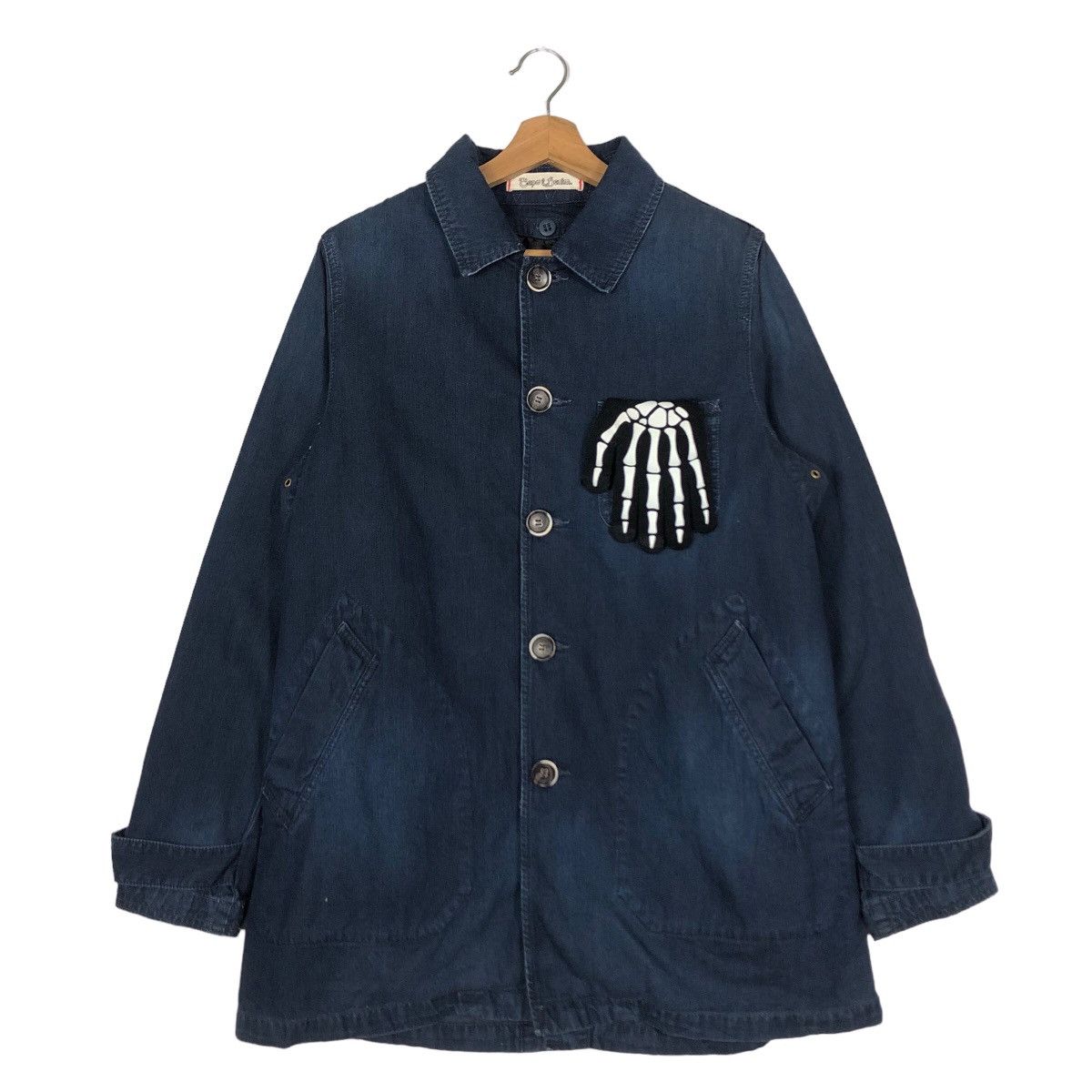 45rpm 🔥Boro Denim Jacket Cepo & Denim Japan Chore Design Size US L / EU 52-54 / 3 - 2 Thumbnail