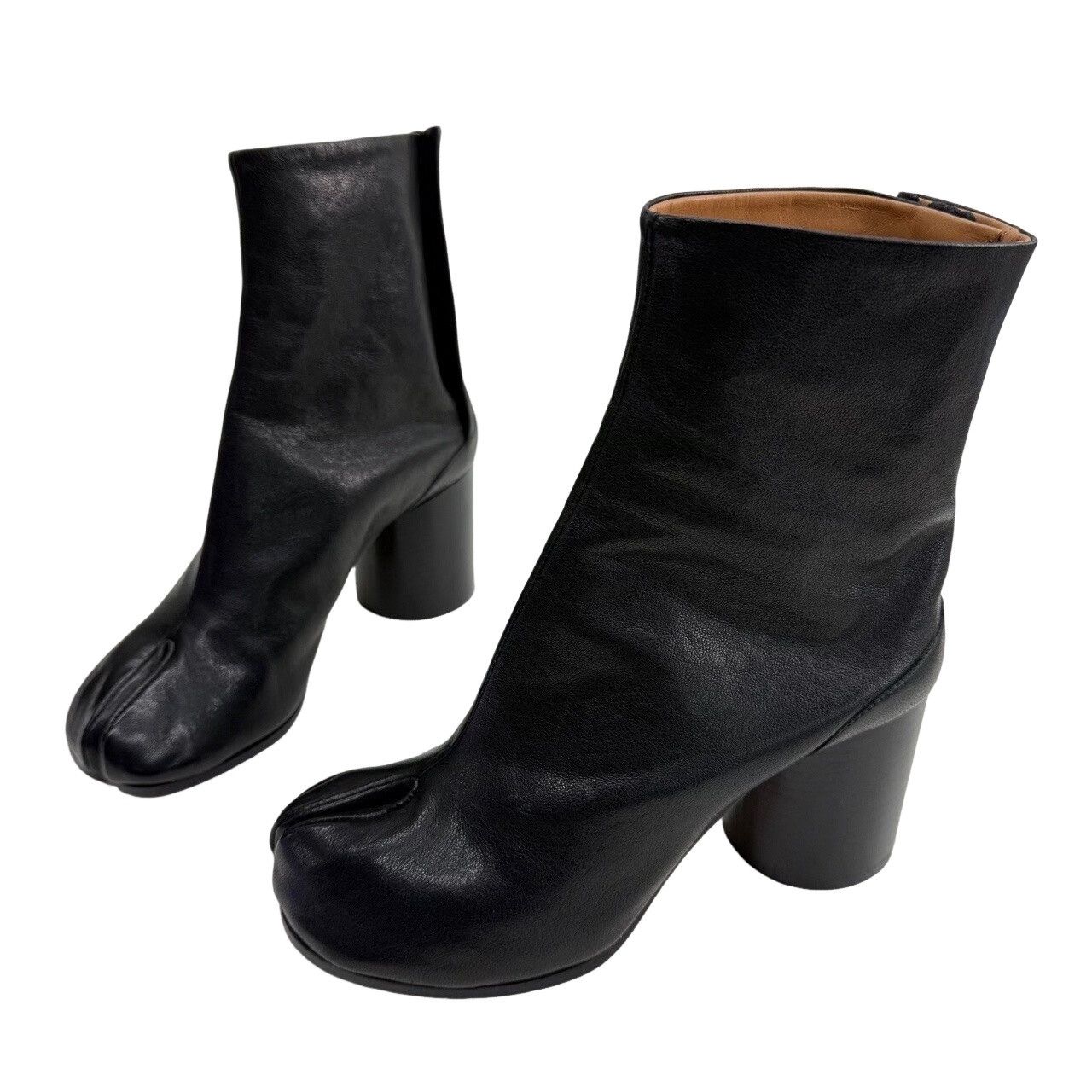 Maison Margiela Maison Margiela Black Leather Tabi Boots Size 35 Size US 5 / IT 35 - 1 Thumbnail