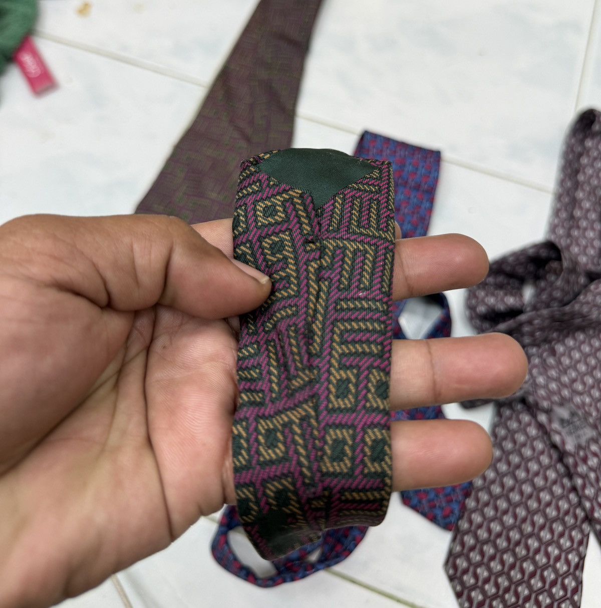 Hermes 🔥🔥🔥ARCHIVE HERMES & CHANEL NECKTIE Size ONE SIZE - 17 Thumbnail