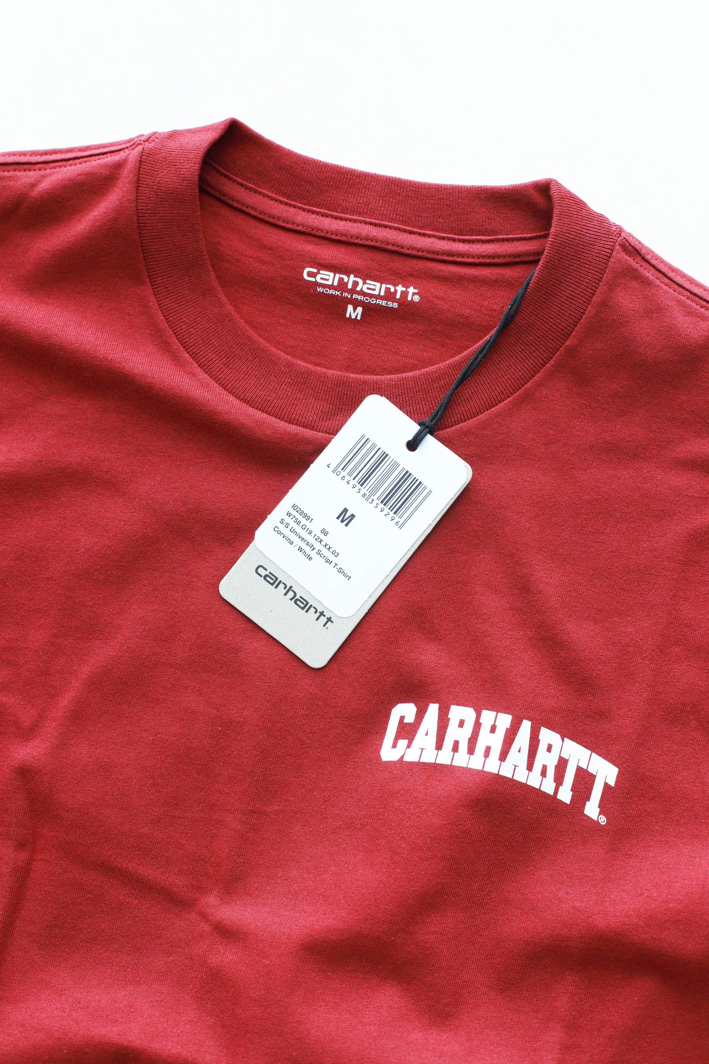 Carhartt Wip Carhartt S/S University Script T-Shirt Size US M / EU 48-50 / 2 - 3 Thumbnail