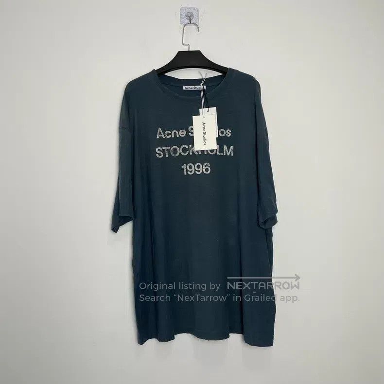 Acne Studios Acne Studios 1996 lettering print distressed short-sleeve Size US XL / EU 56 / 4 - 1 Thumbnail