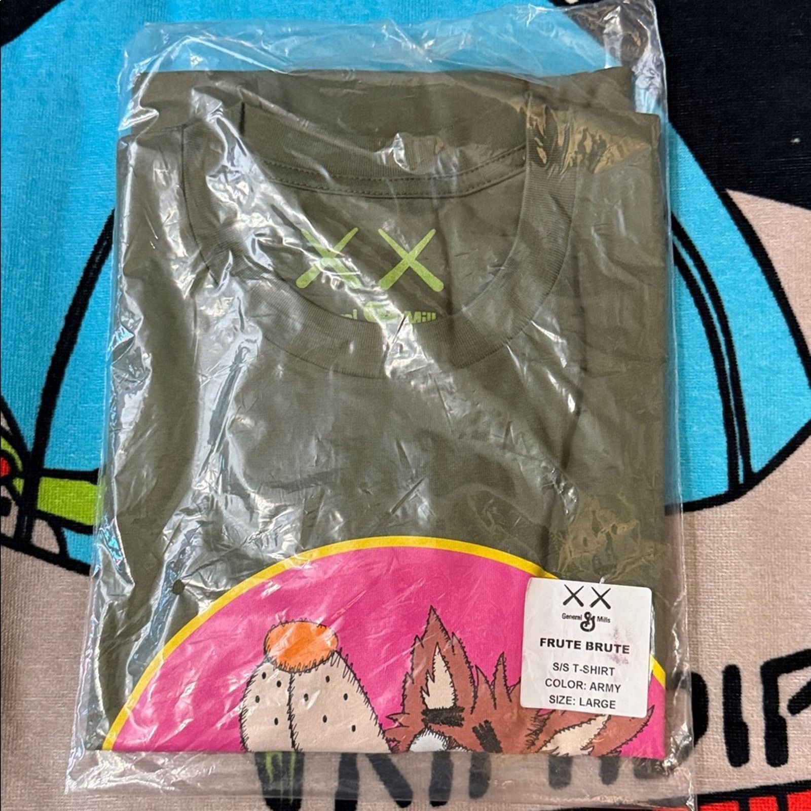 Kaws KAWS Olive Green Frute Brute Tee Size US L / EU 52-54 / 3 - 6 Thumbnail