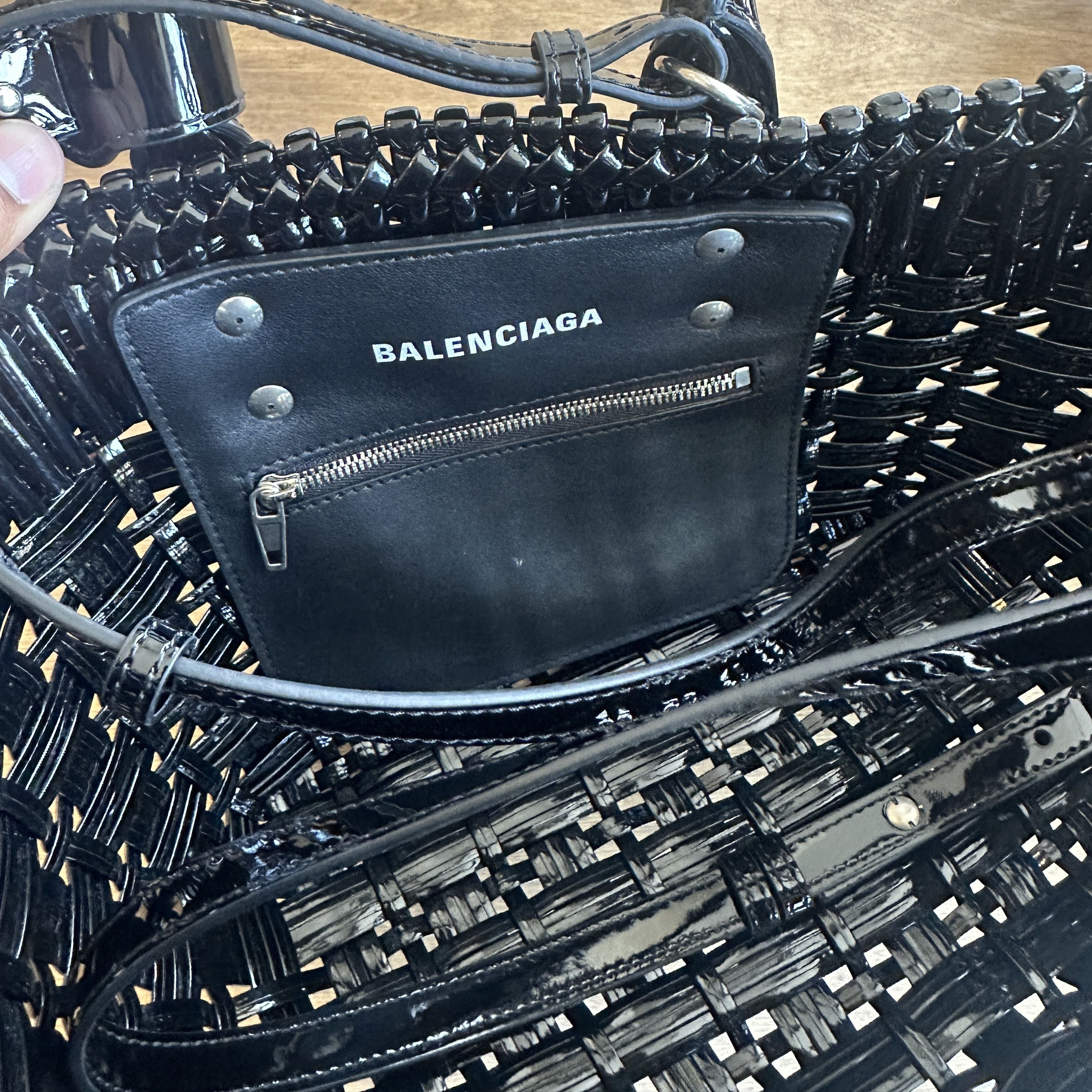 Balenciaga Balenciaga Bistro Basket Bag with Strap Size ONE SIZE - 4 Thumbnail