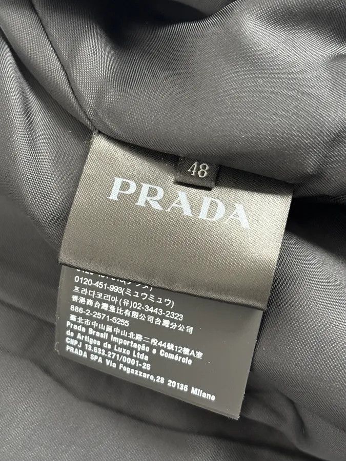 Prada AW2019 Prada Black Wool Multi-Pocket Blazer Jacket Size 42R - 12 Thumbnail