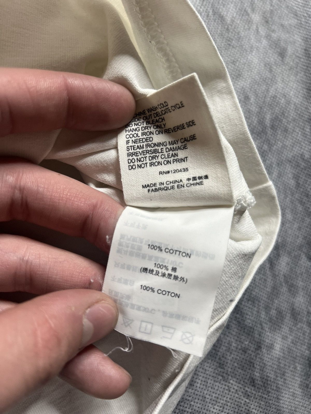 Evisu × Palace PALACE EVISU HEART T-SHIRT (WHITE) Size US L / EU 52-54 / 3 - 10 Thumbnail