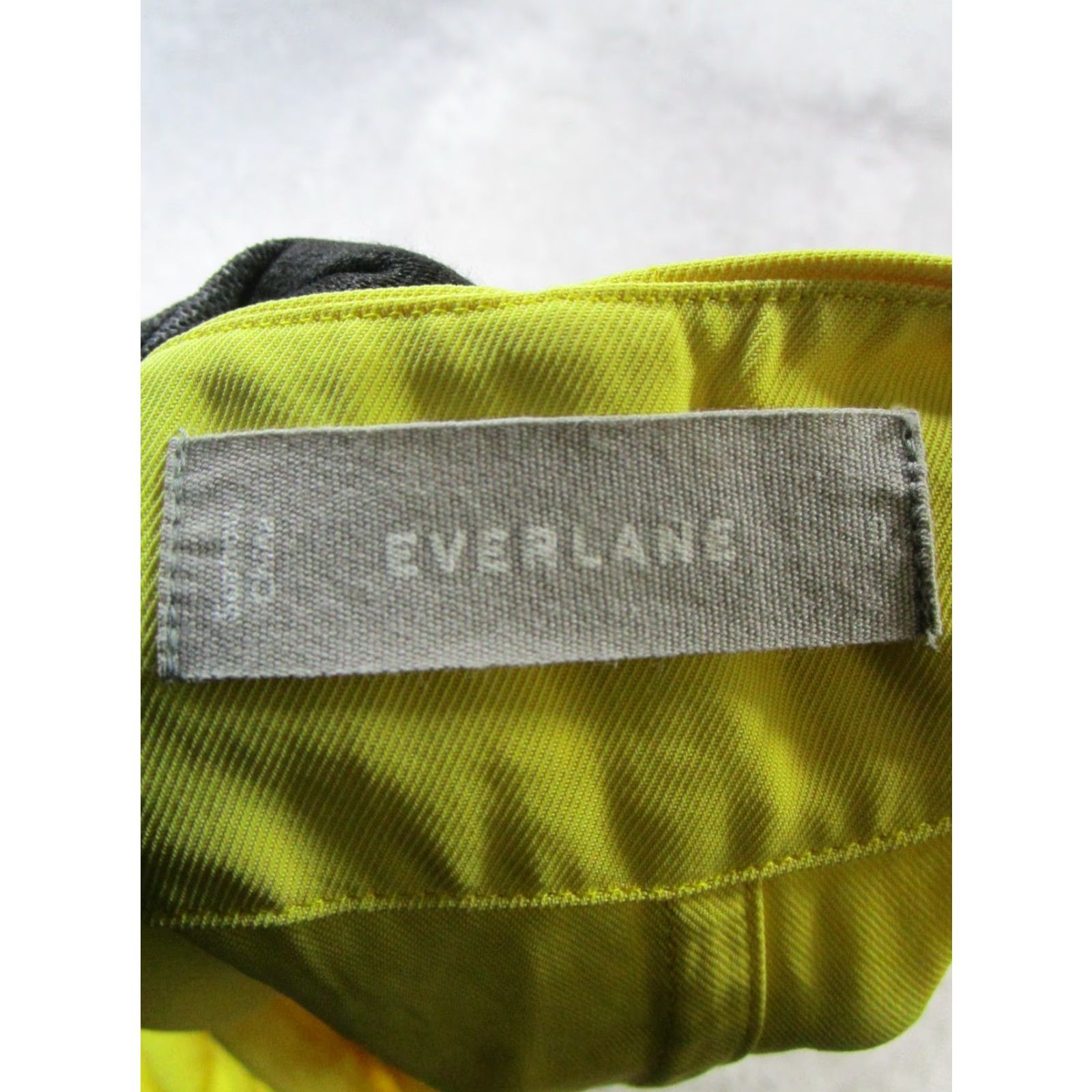 Everlane Everlane Dress Womens 0 Yellow Wrap Dress V-Neck Sleeveless Tie Short Tailored Classic Spring Summer Womens Size XS / US 0-2 / IT 36-38 - 3 Thumbnail