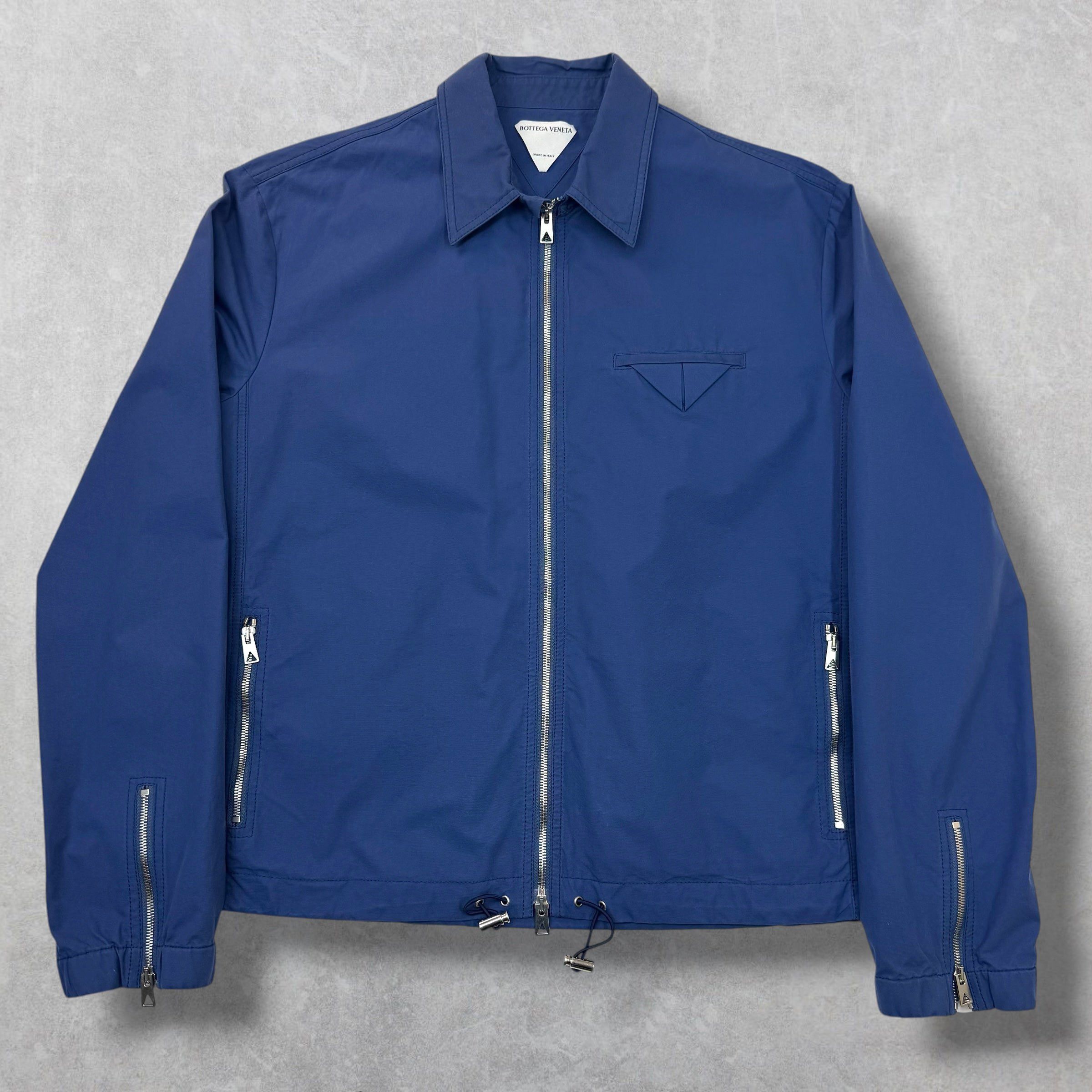 Bottega Veneta Bottega Veneta Compact Navy Jacket L Size US L / EU 52-54 / 3 - 1 Thumbnail