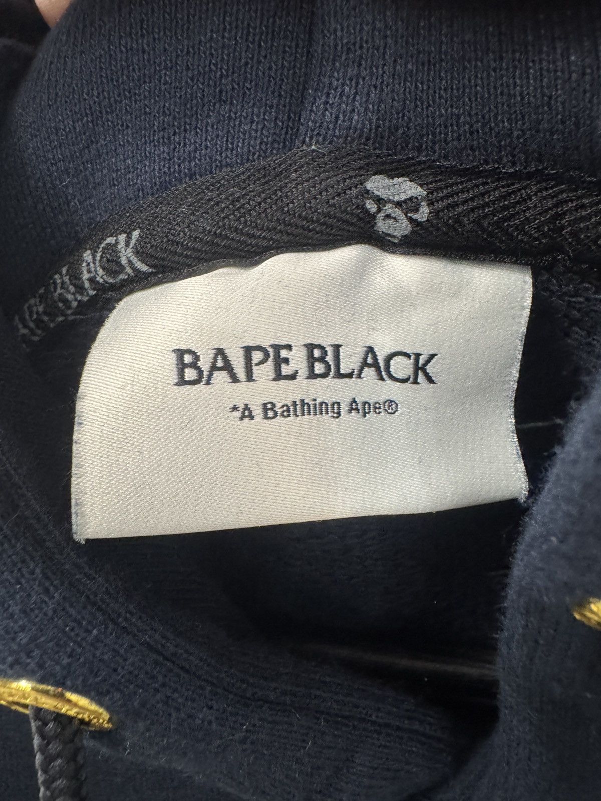 Bape Bape Black Navy Distressed Pullover Hoodie Size US XL / EU 56 / 4 - 9 Thumbnail