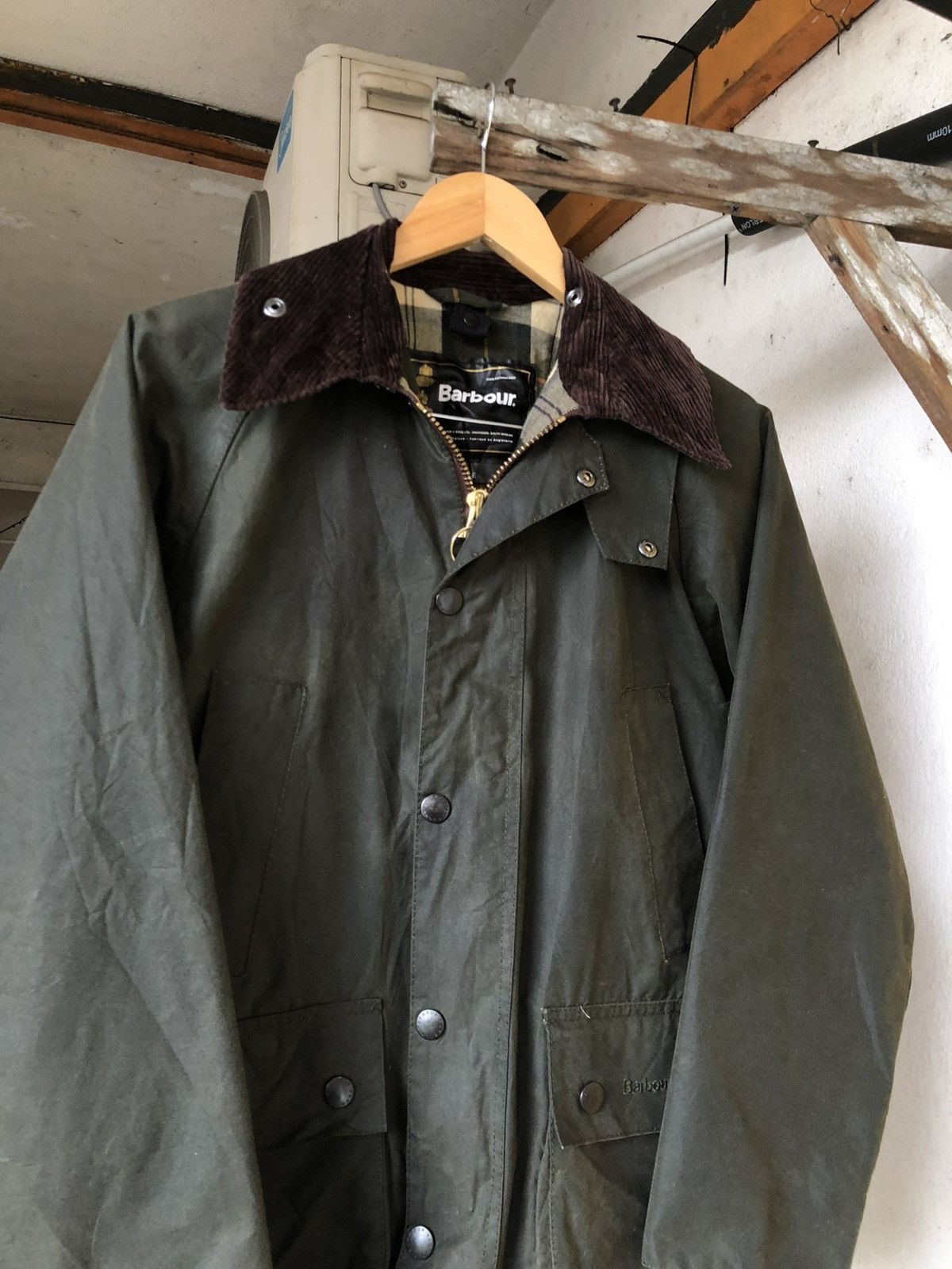Barbour Nice❗️Barbour Classic Bedale Wax Jacket Olive Size US M / EU 48-50 / 2 - 14 Thumbnail