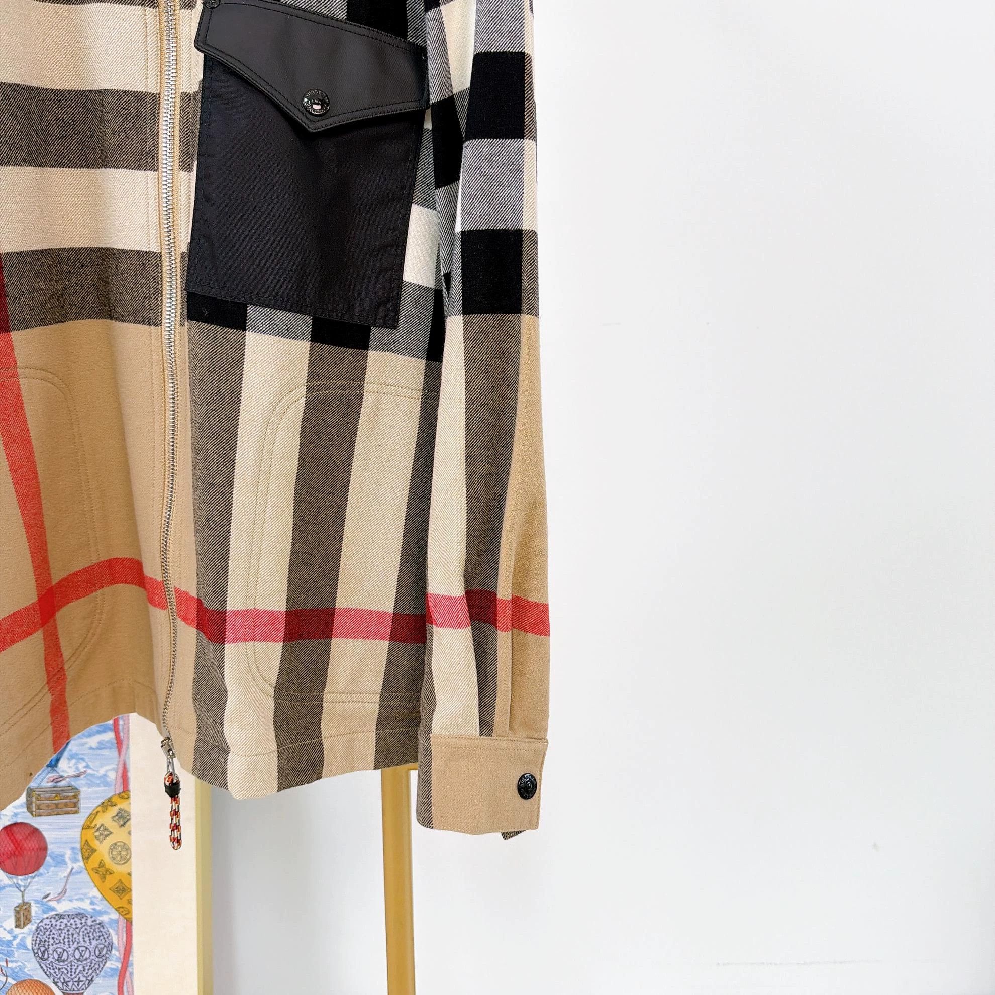 Burberry Burberry Color Block Check Jacket L Size US L / EU 52-54 / 3 - 4 Thumbnail