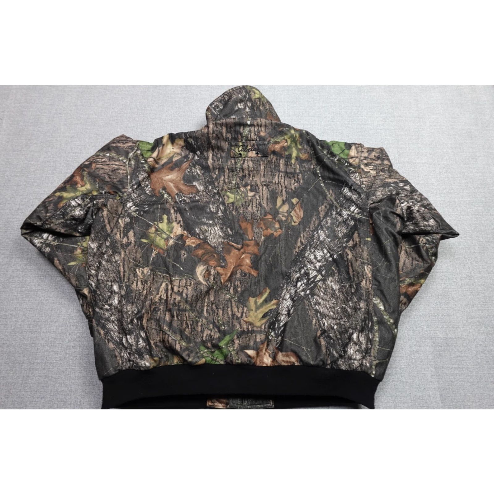 Vintage Cabela's Mossy Oak Camouflage Jacket Mens XL Brown Camouflage Jacket Overcoat Fleece Lined Hunting Winter Fall Spring Bodysuit? Size 46R - 7 Thumbnail